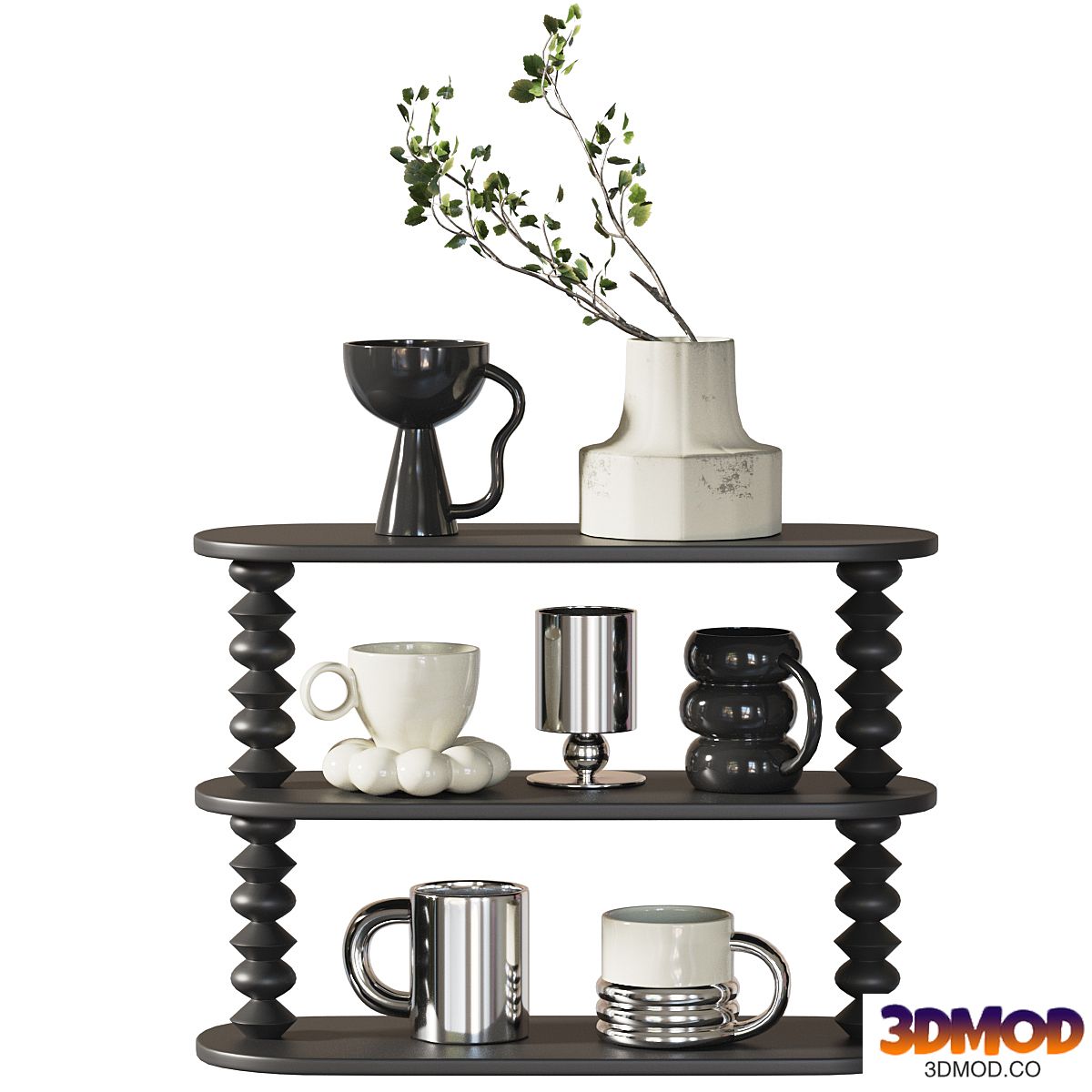 Shelf for cups and dishes _set36