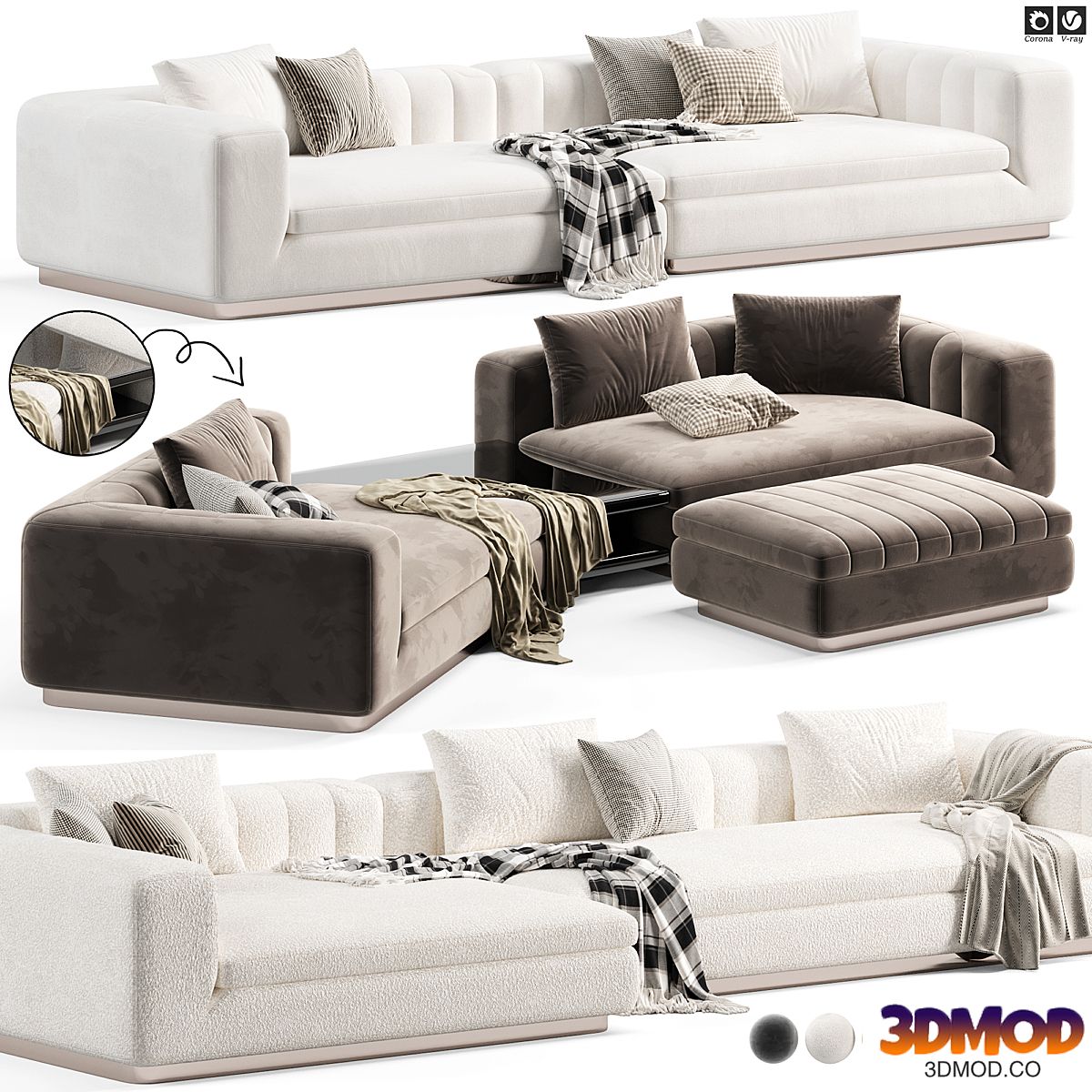 Minotti Riley 2-Seater Sofa