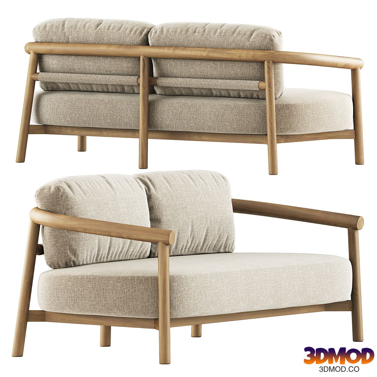 Lyora 2 Seater Sofa by Snoc