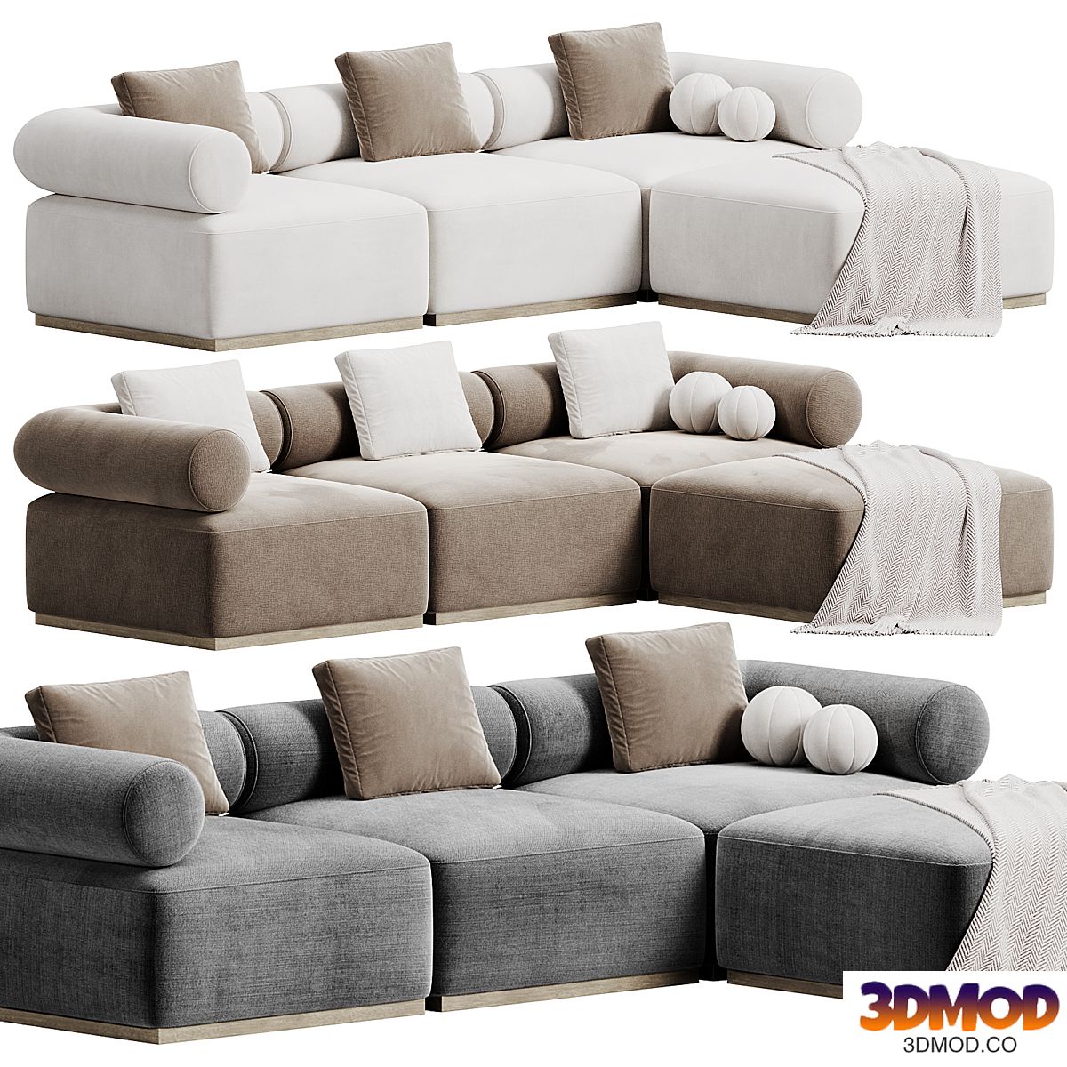 Cellina Modular Sofa Chaise Sectional | Sofa