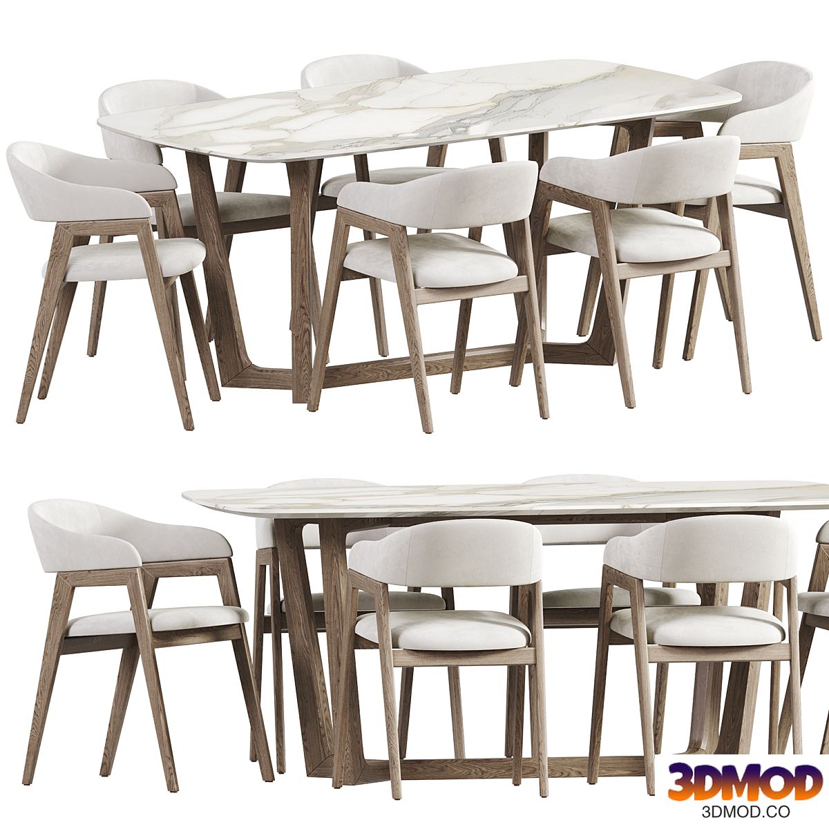 Evelyn & Chelsea Dining Set Roveconecpt/Deephouse