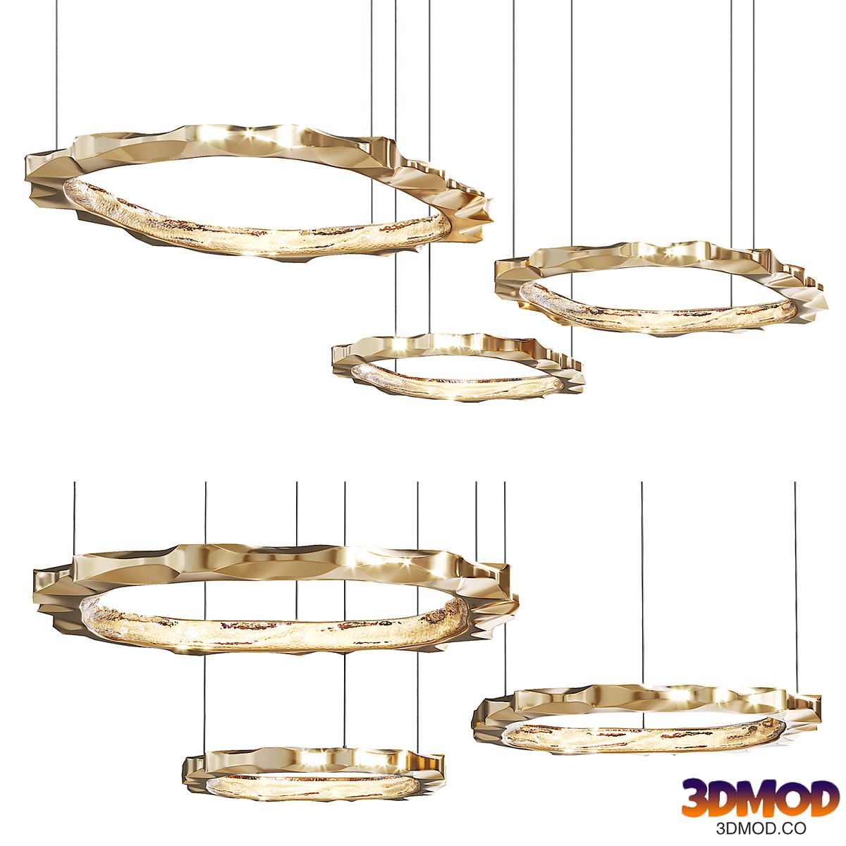 Pendant lamp IVALD RING