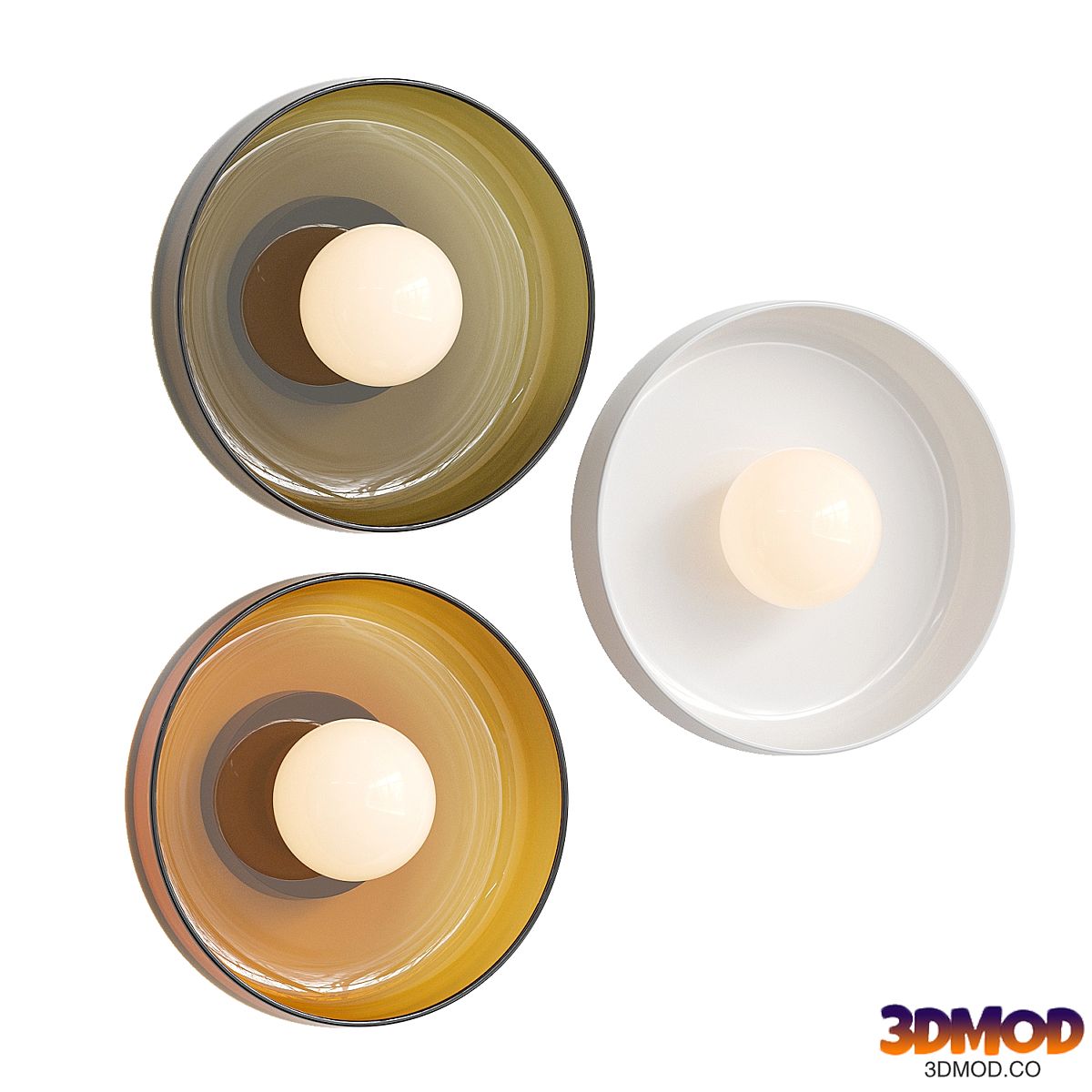 Walter Retro Bauhaus Ceiling Light