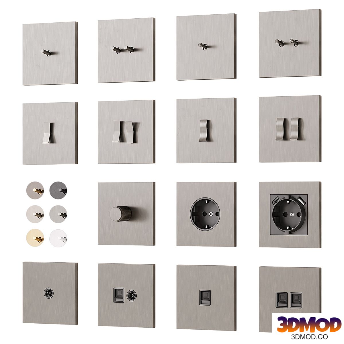 Sockets and switches Donel series N96
