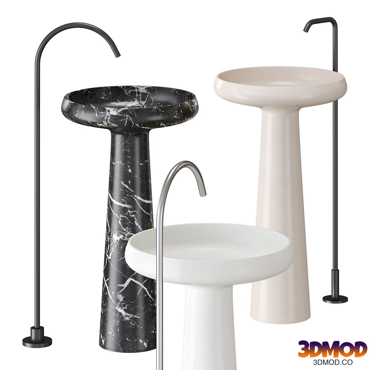 FALPER SORGENTE | Floor standing washbasin