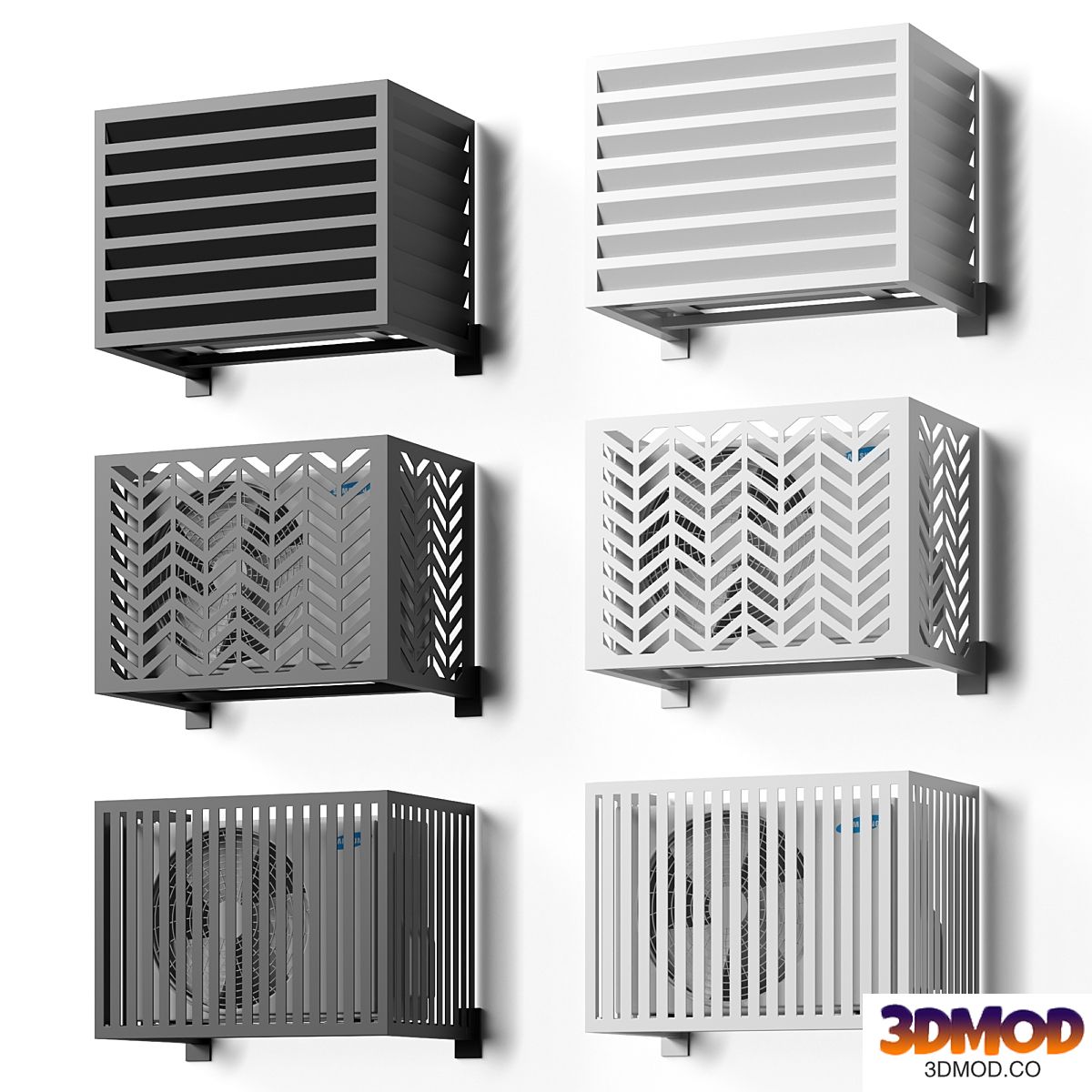 Facade basket for air conditioner