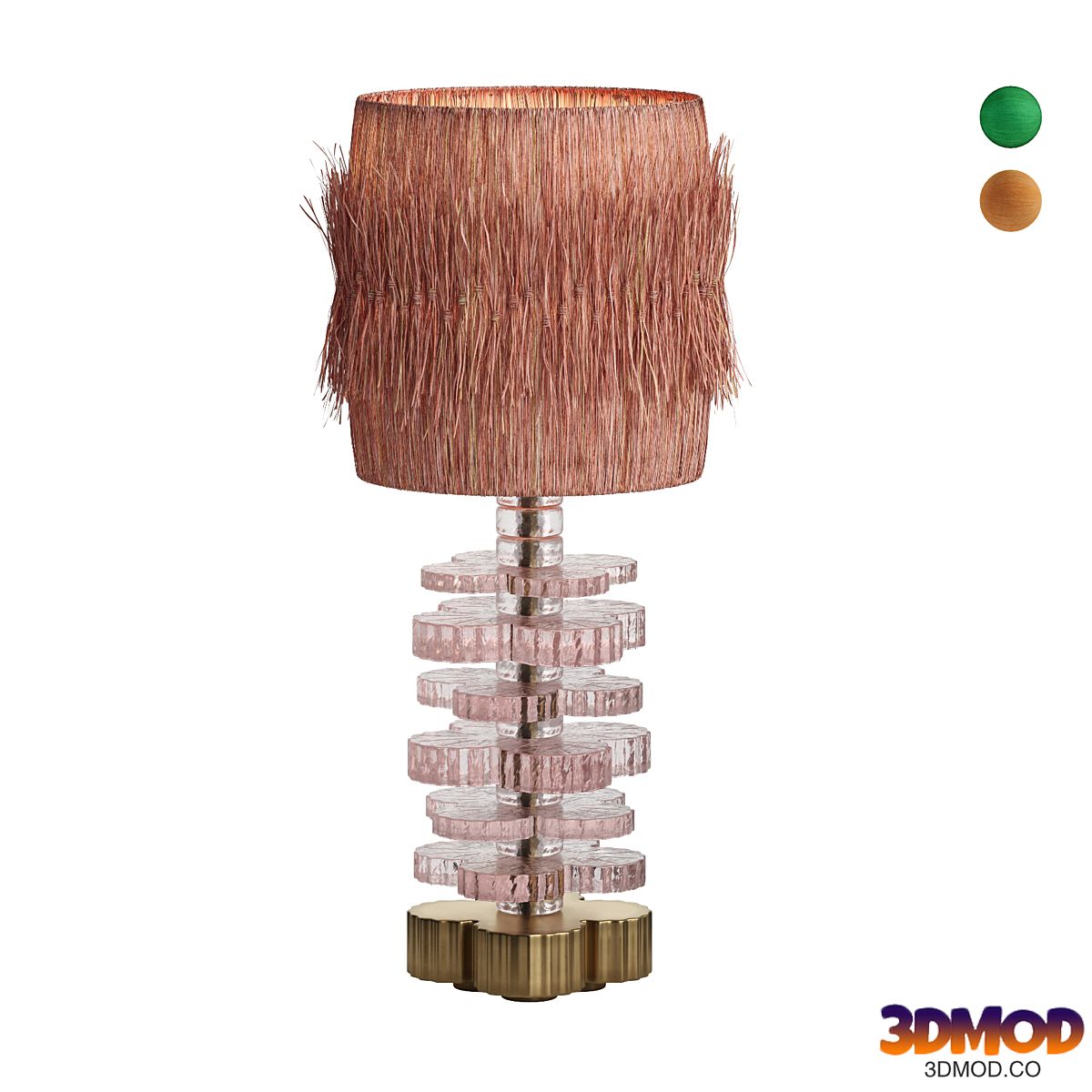 Table lamp Pink Momo by LAURA GONZALEZ