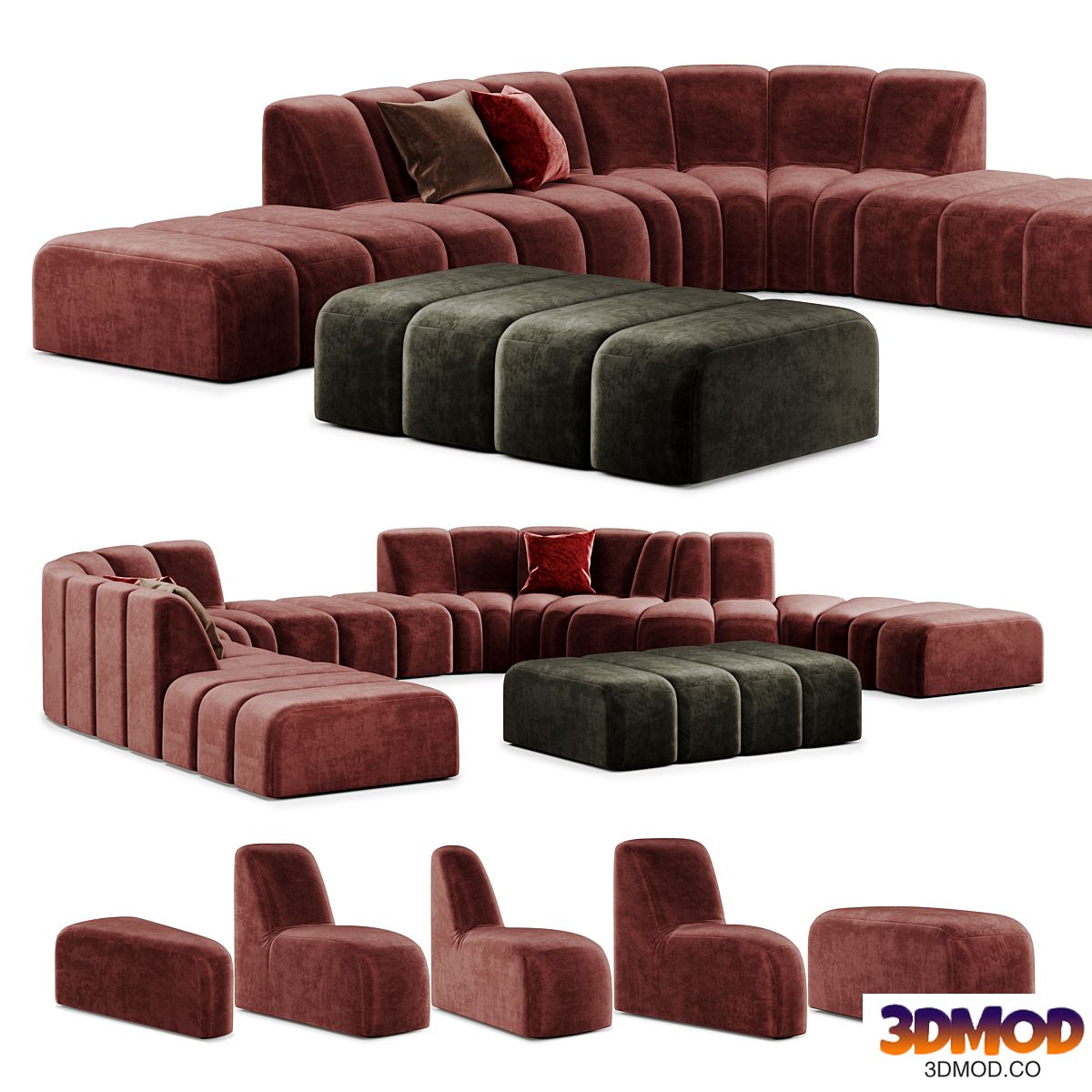Noah Sofa by Vittoria Frigerio