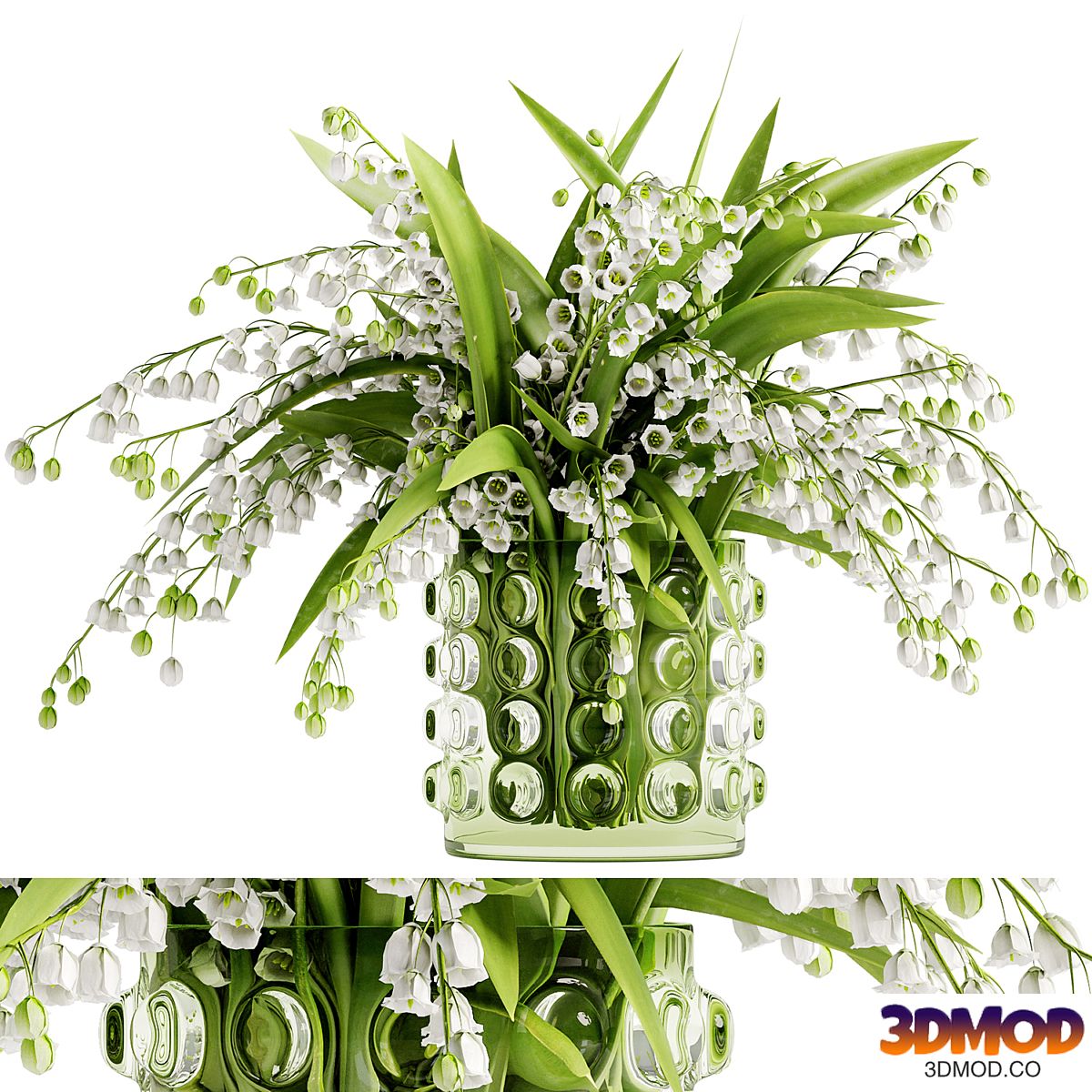 Bulb Fruit Bouquet in Glass Vase 34