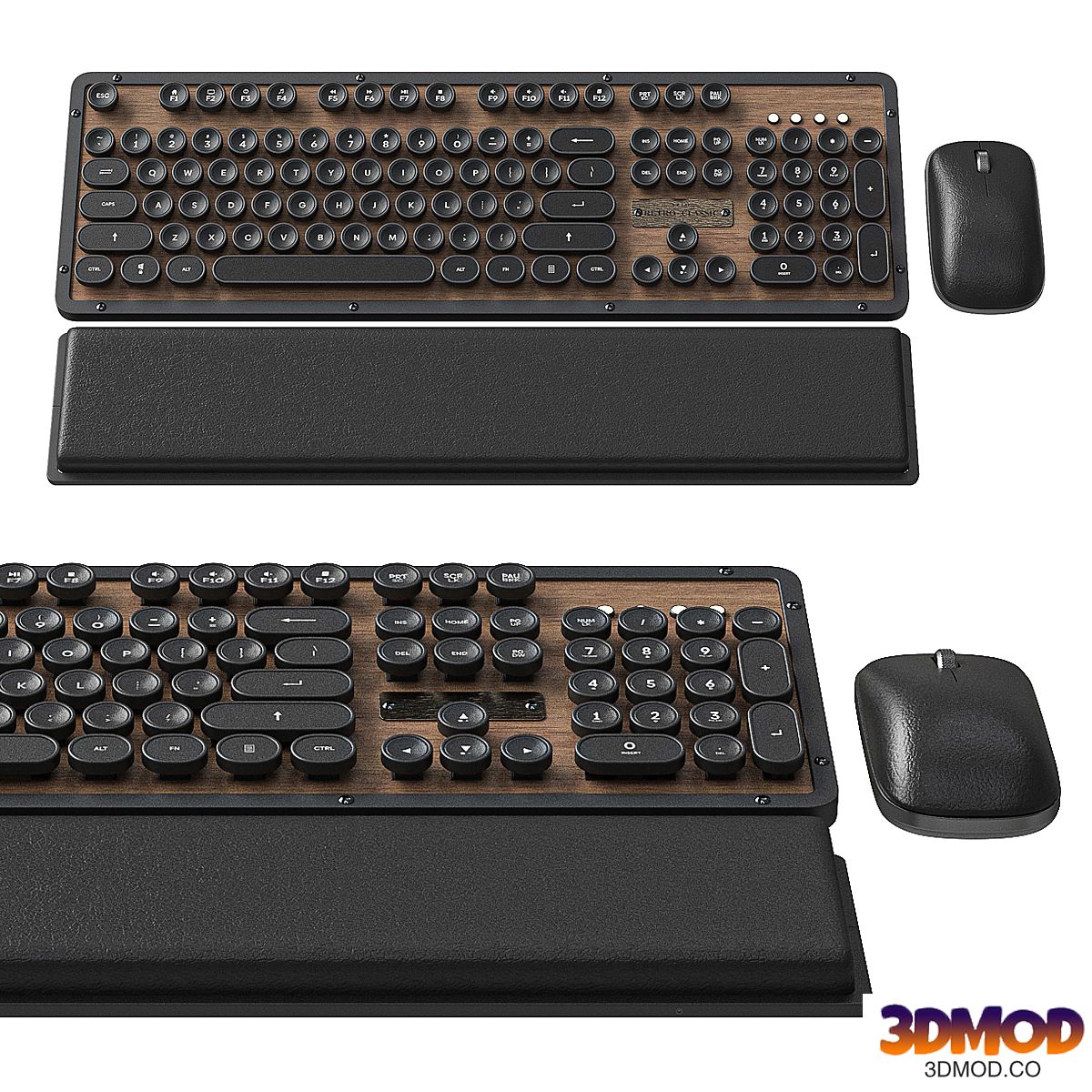 Retro keyboard and mouse by AZIO