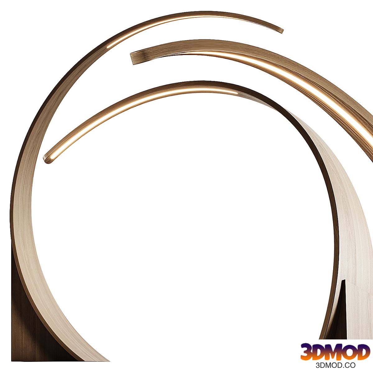 Swoop Floor Light by Tom Schneider