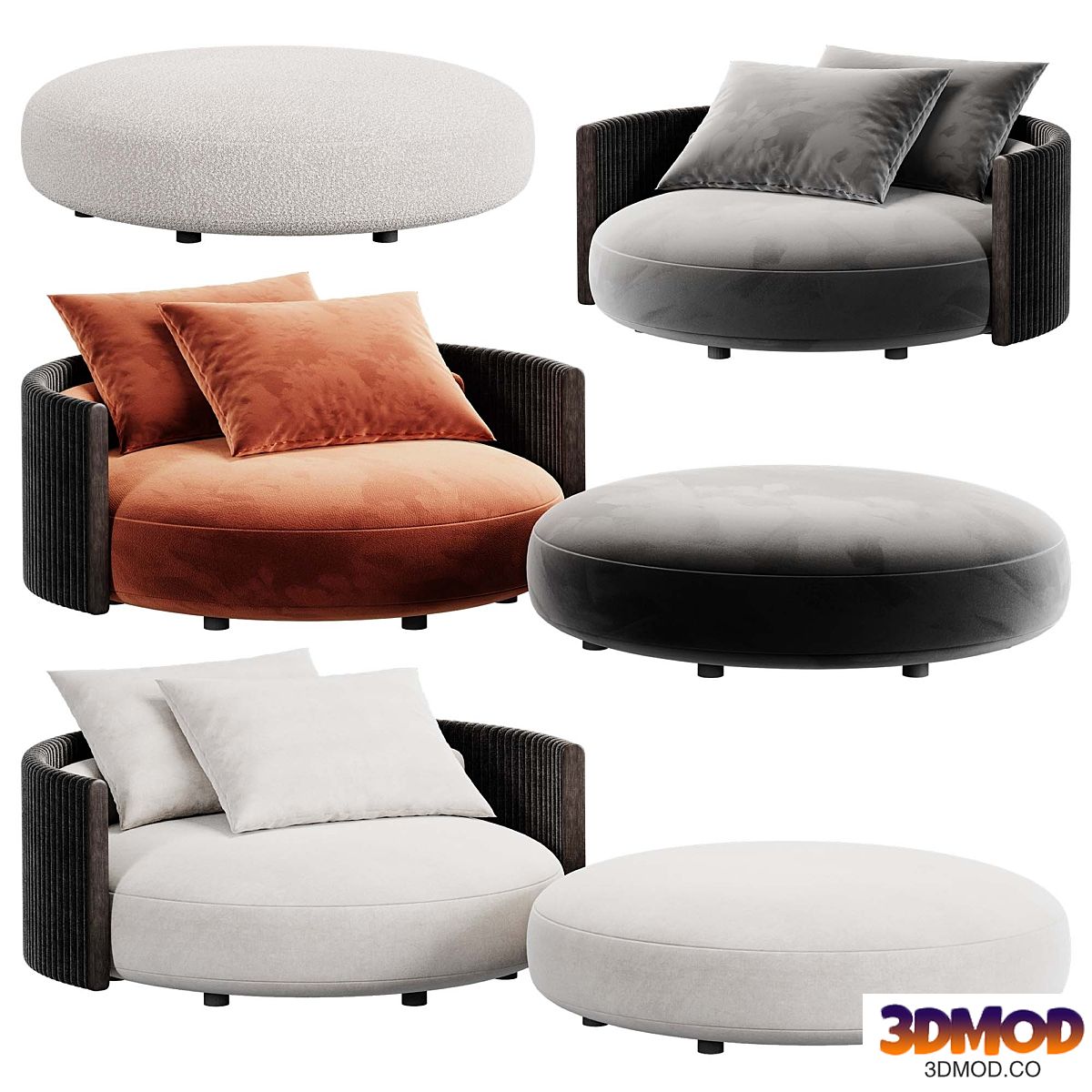 Bezier Cord Outdoor Sofa By Minotti | Sofa