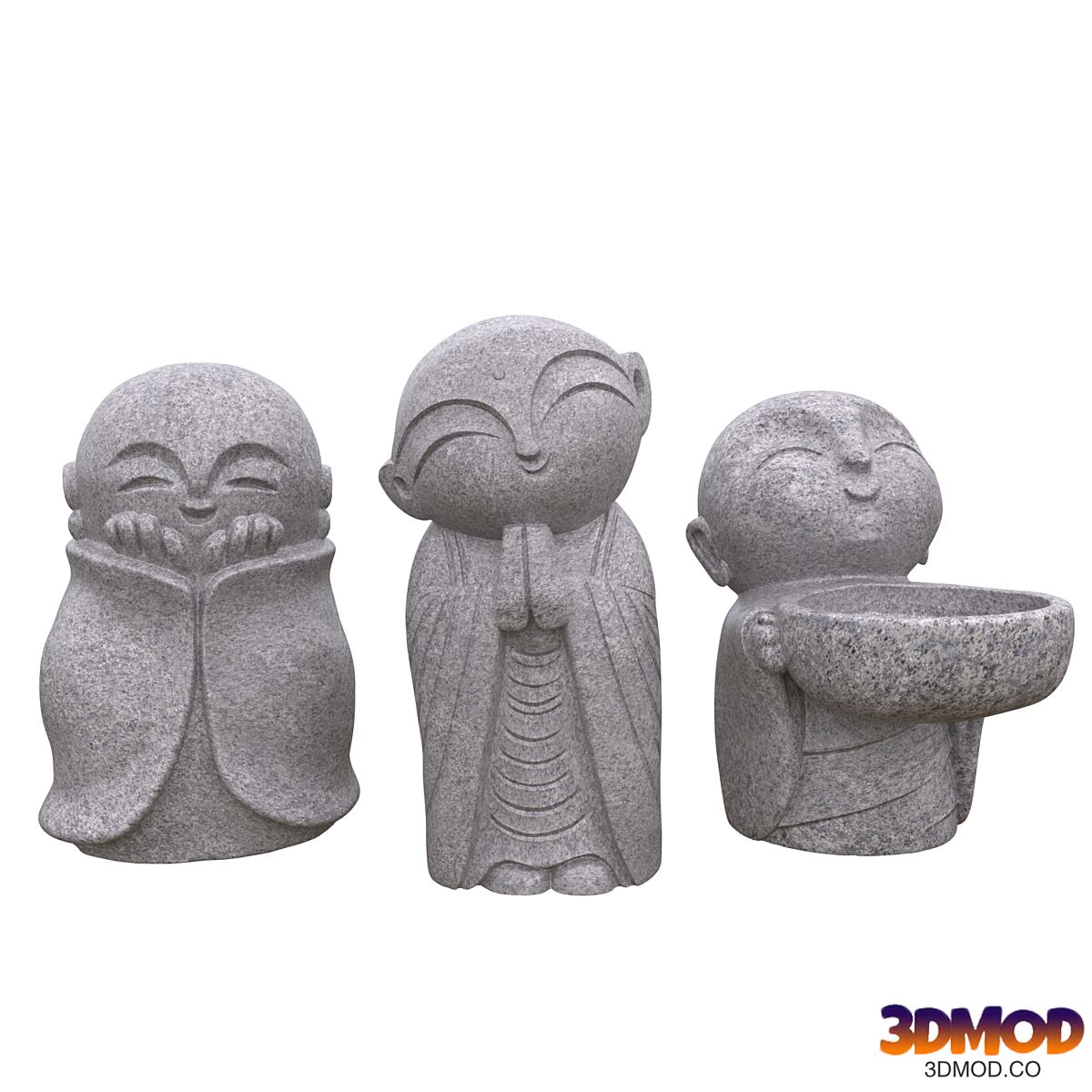 Japanese garden statues