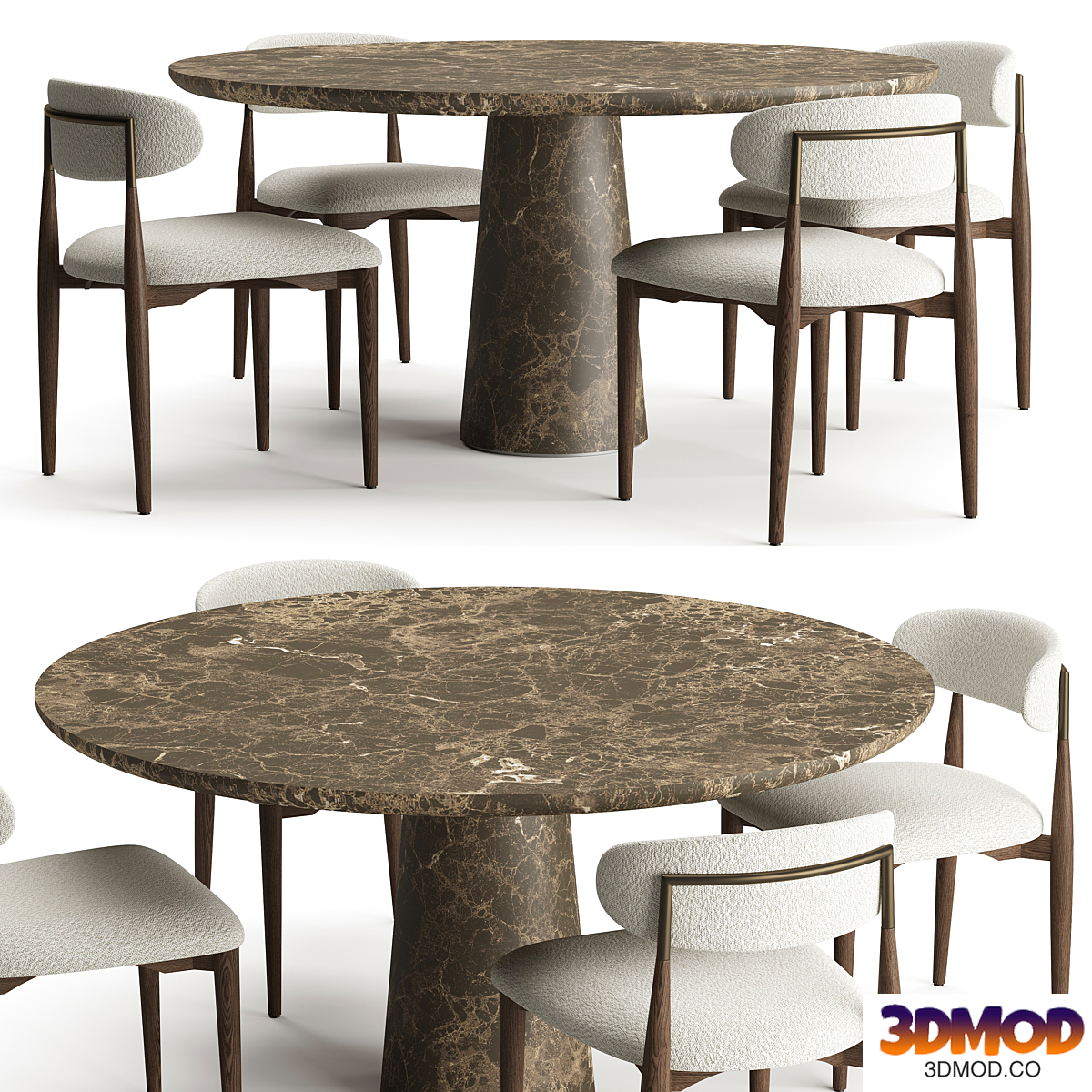 RH Cellini Round Dining Table 60