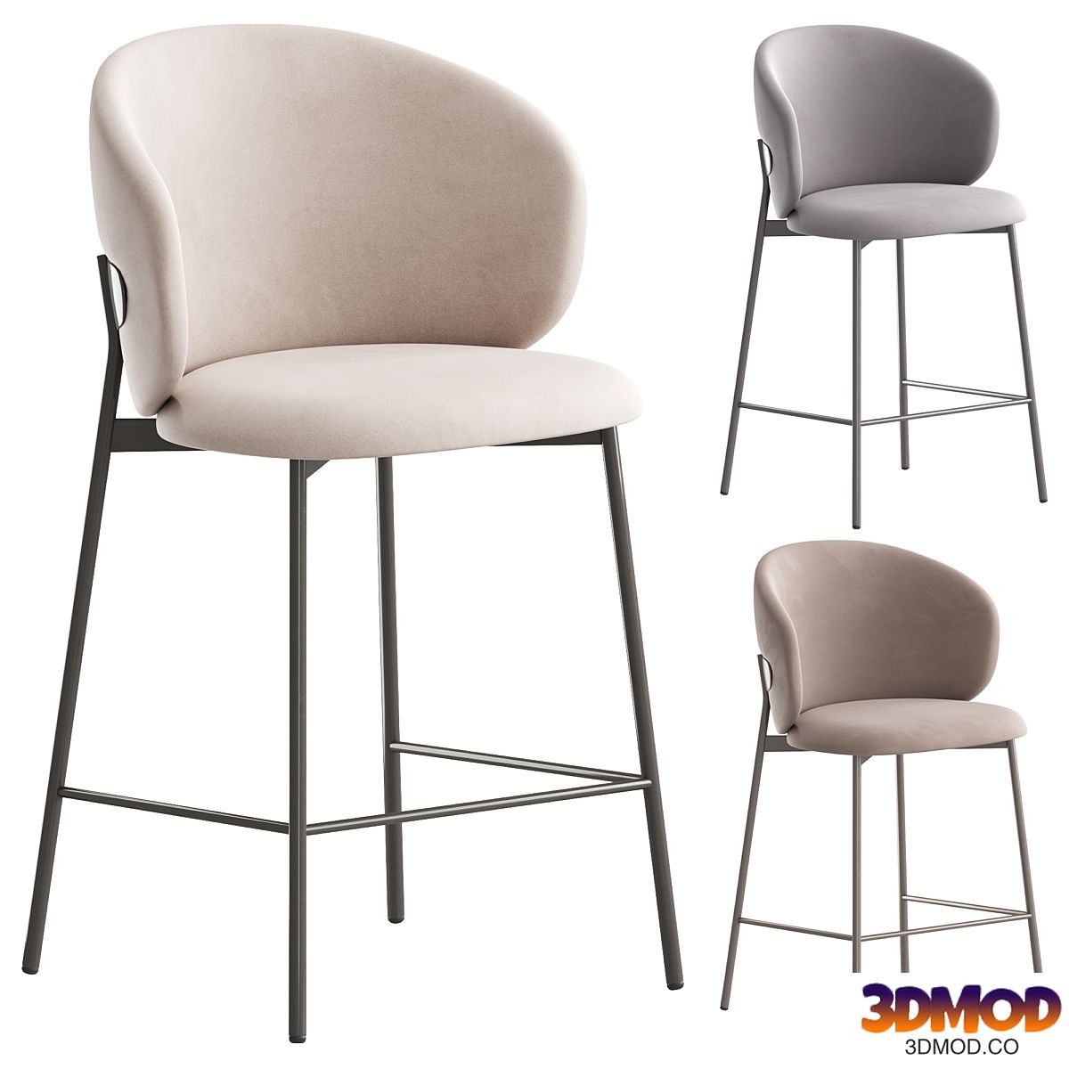 Half-bar stool Blaze StoolGroup