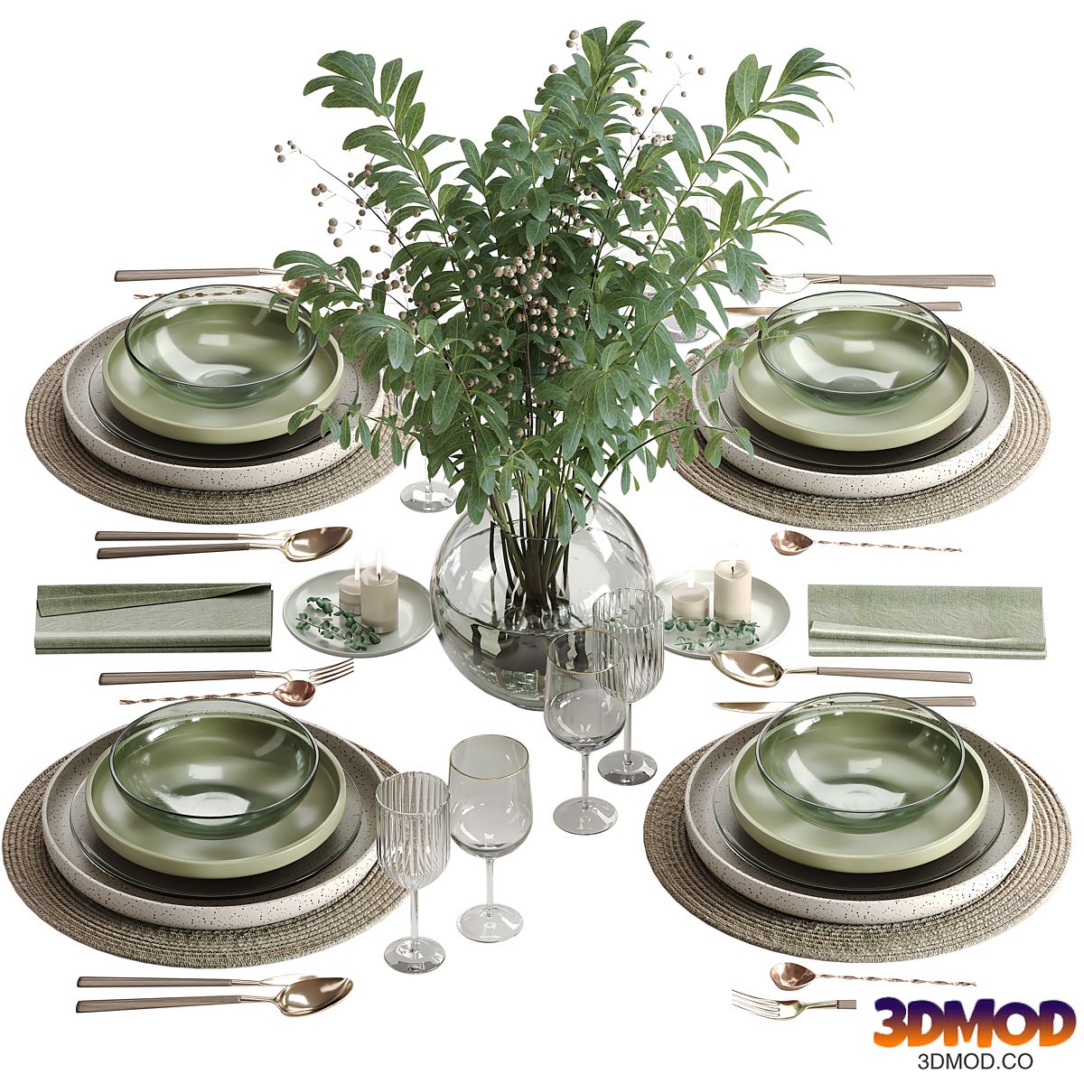 tableware setting N041