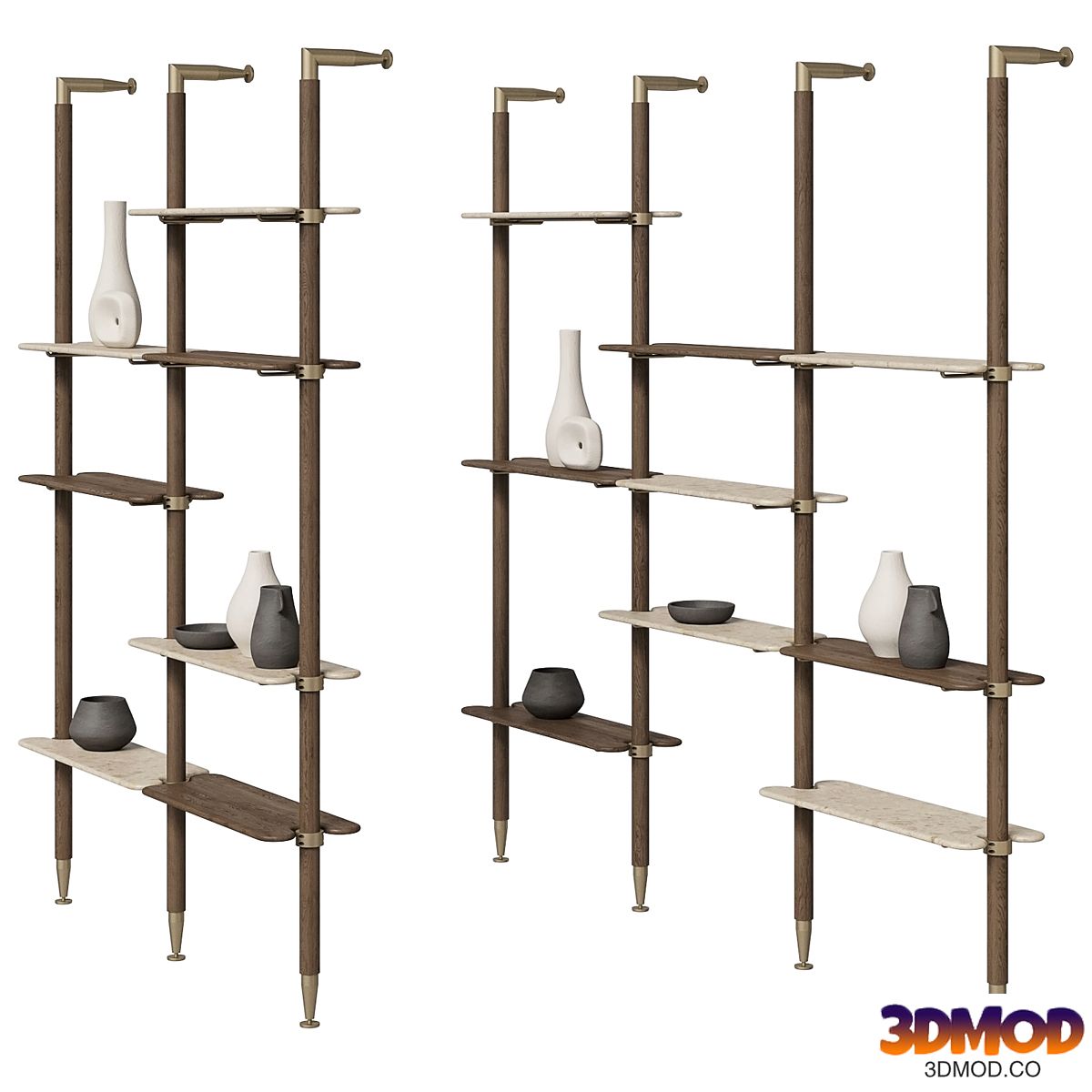 Baxter Lloyd bookcase wall mount