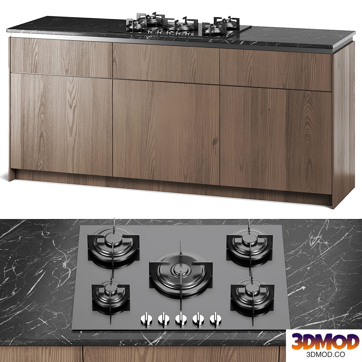 Gas Hob Cooktop Kitchen Appliance Module