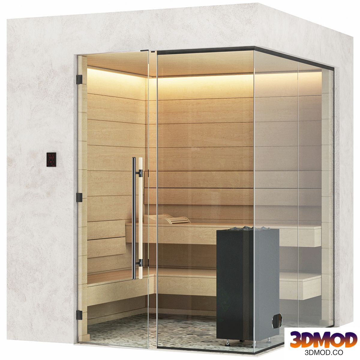 Modern sauna