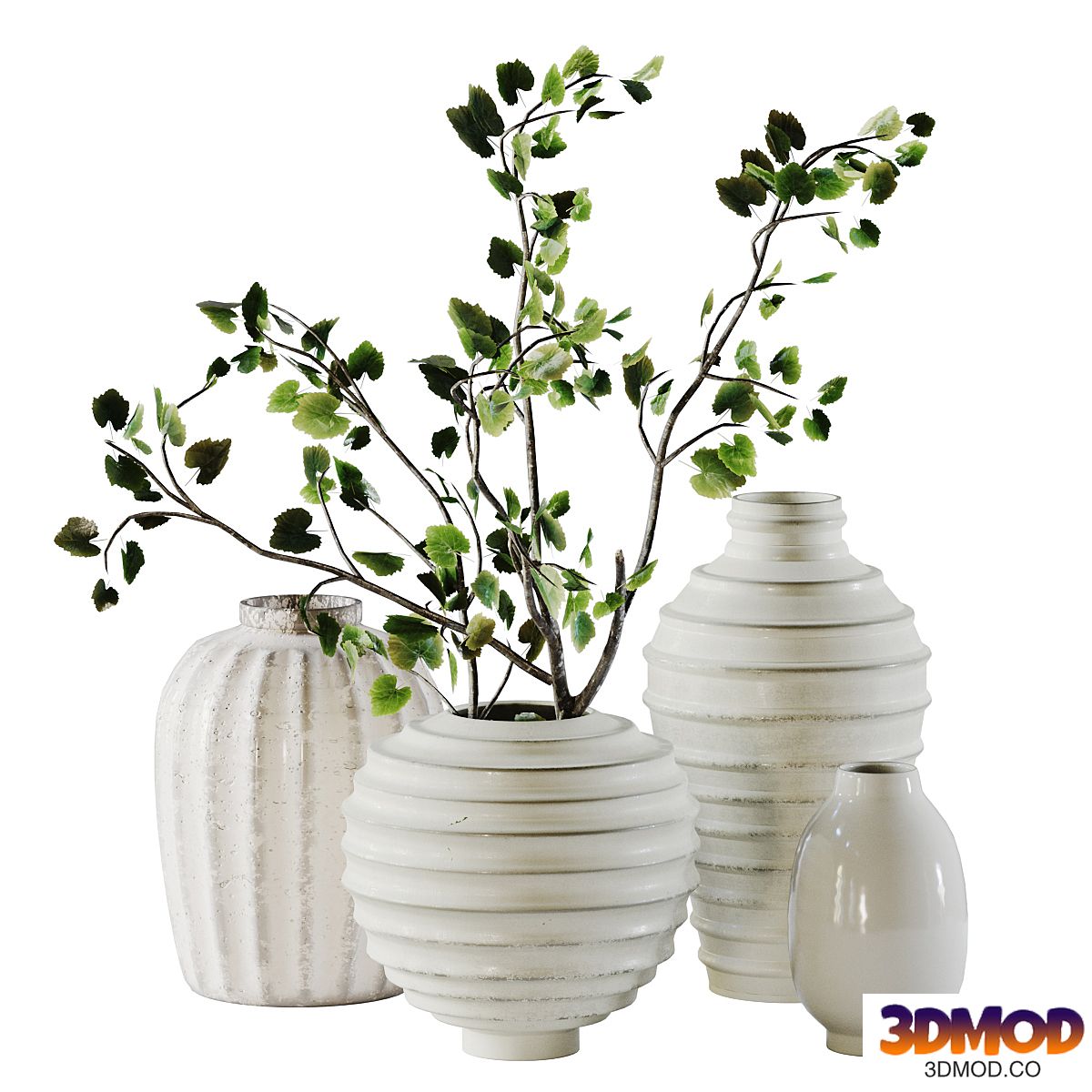 Decorative Set with Vases 2