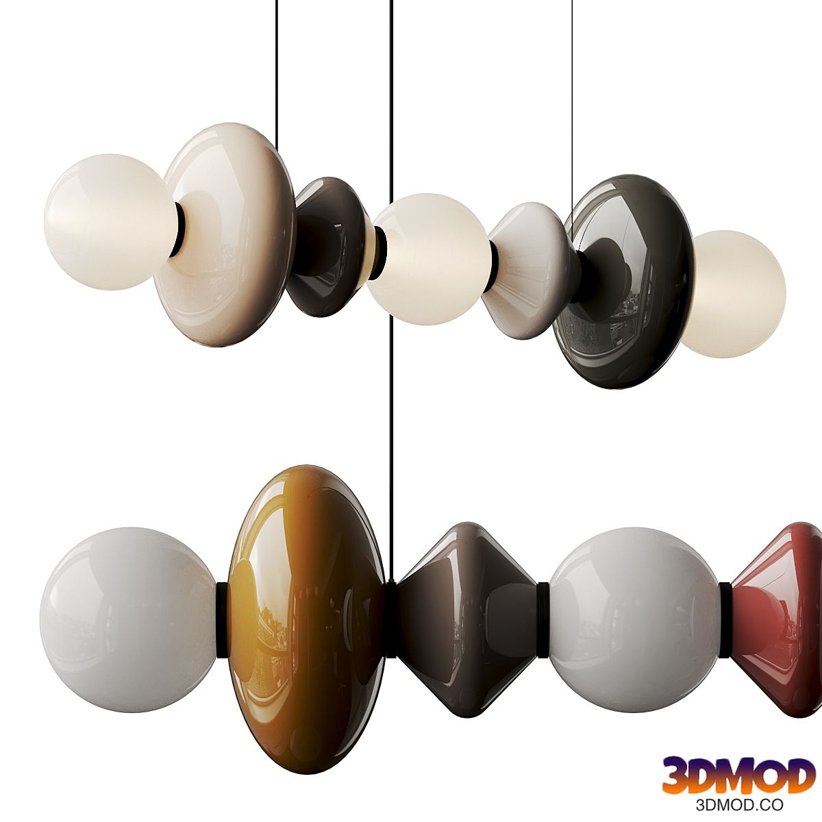 Aromas del Campo Mapi Linear Pendant Lamp