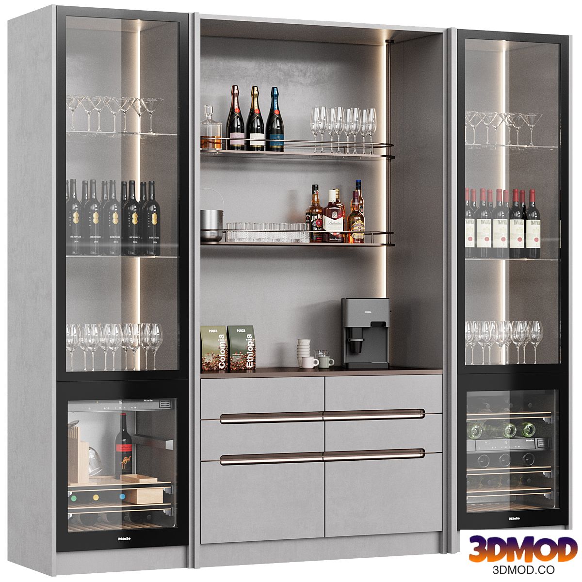 Wine cabinet 02