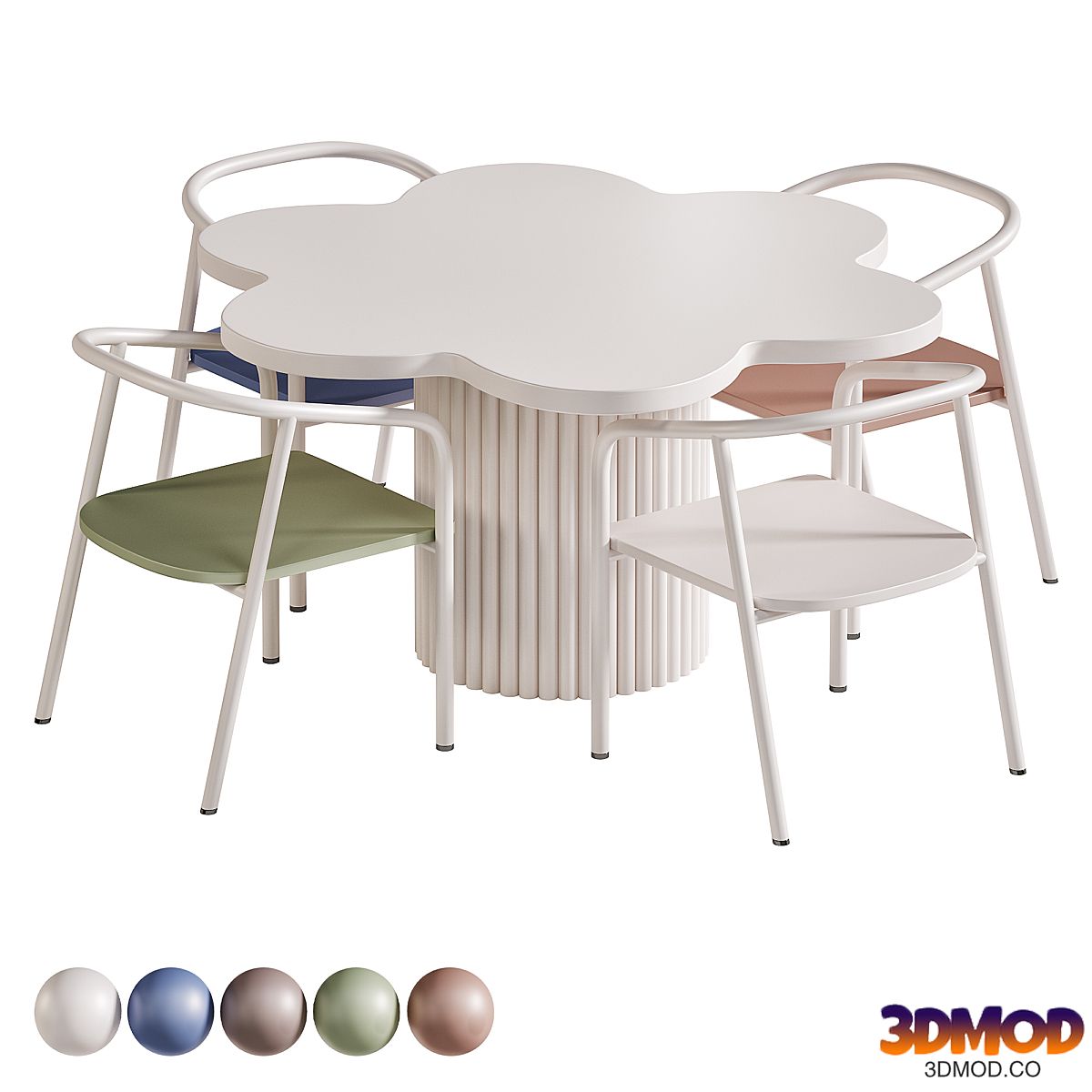 Children's table and chairs 12