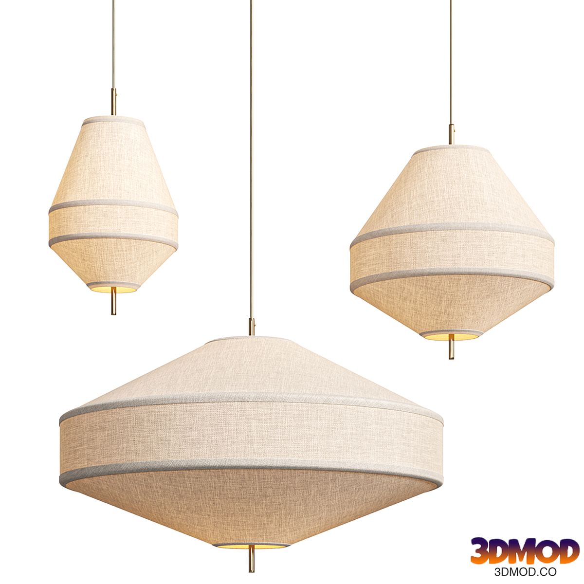 Solara Linen Pendant Lamp