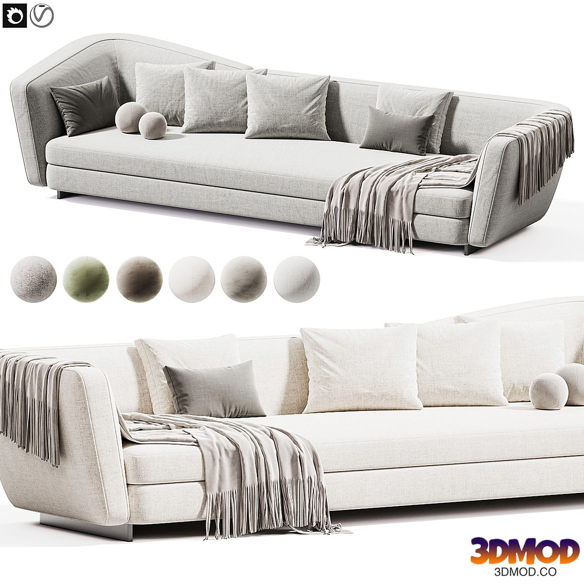 Seymour Sofa By Minotti