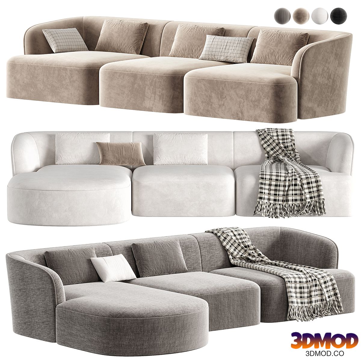 corner sofa Miley by Naduv