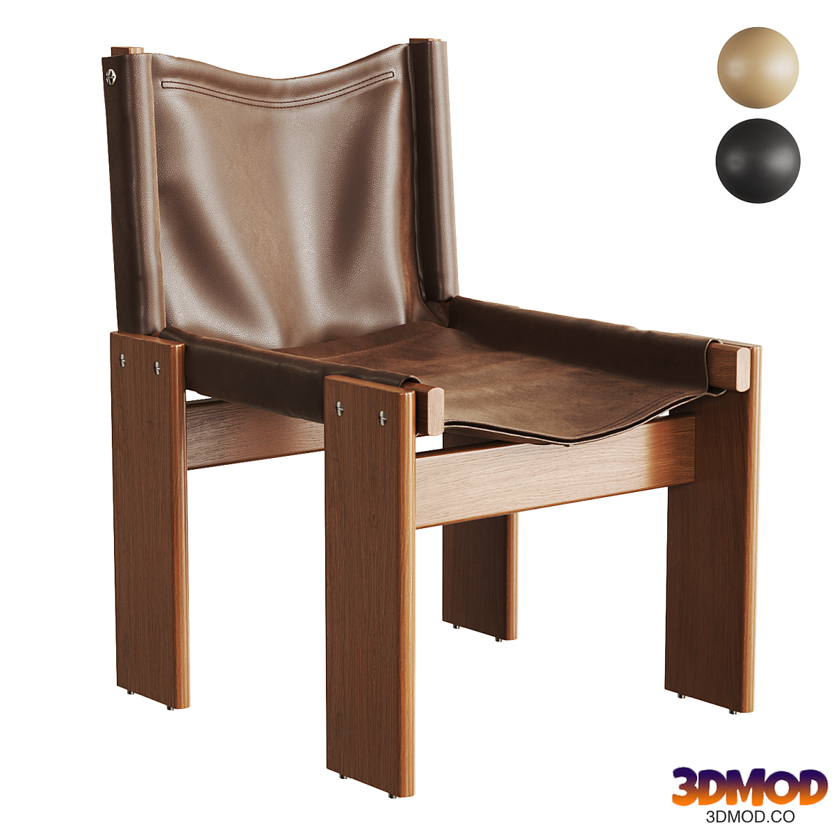Tobia and Afra Scarpa Monk Chair