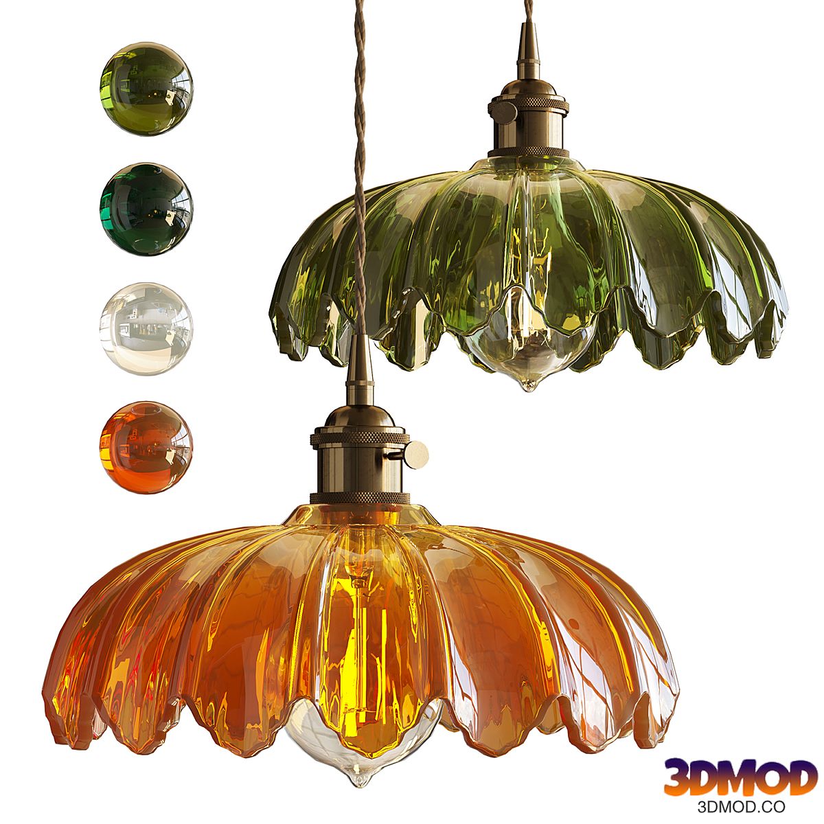Flower Pendant Light (4 Colors) "Lotus"