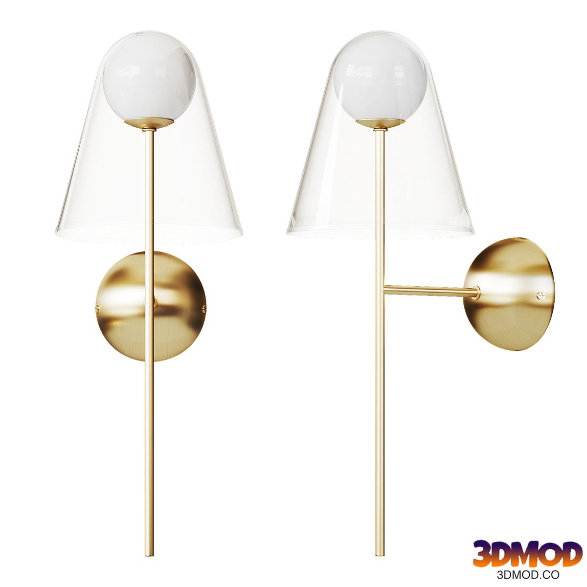 Wall lamp (sconce) Doublety FR5382WL-01BS