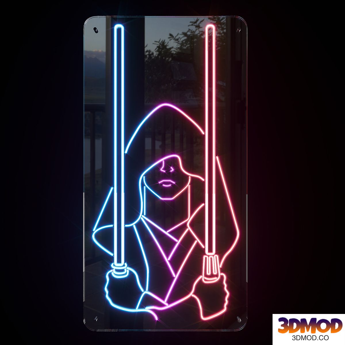 Neon Decor Star Wars Jedi