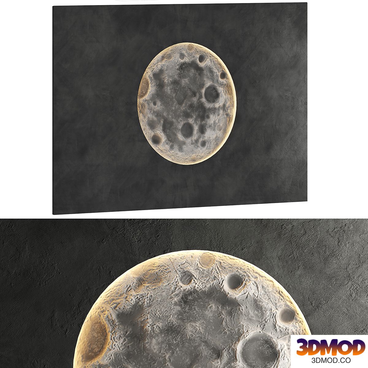 Decorative panel Moon