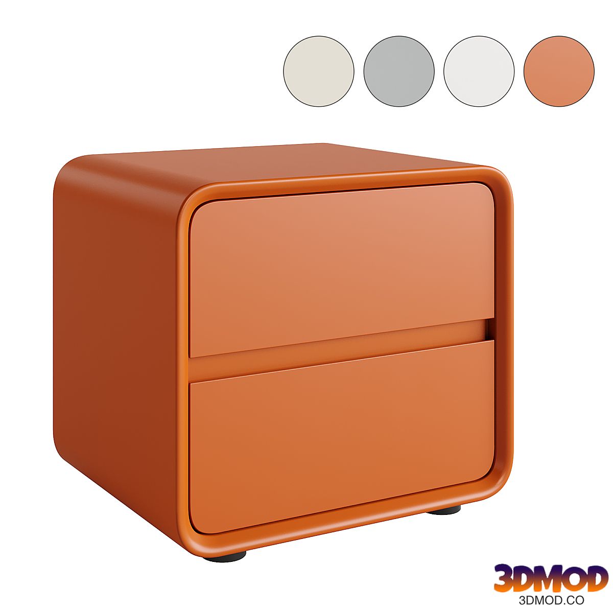 Litfad - Contemporary Accent Table Nightstand