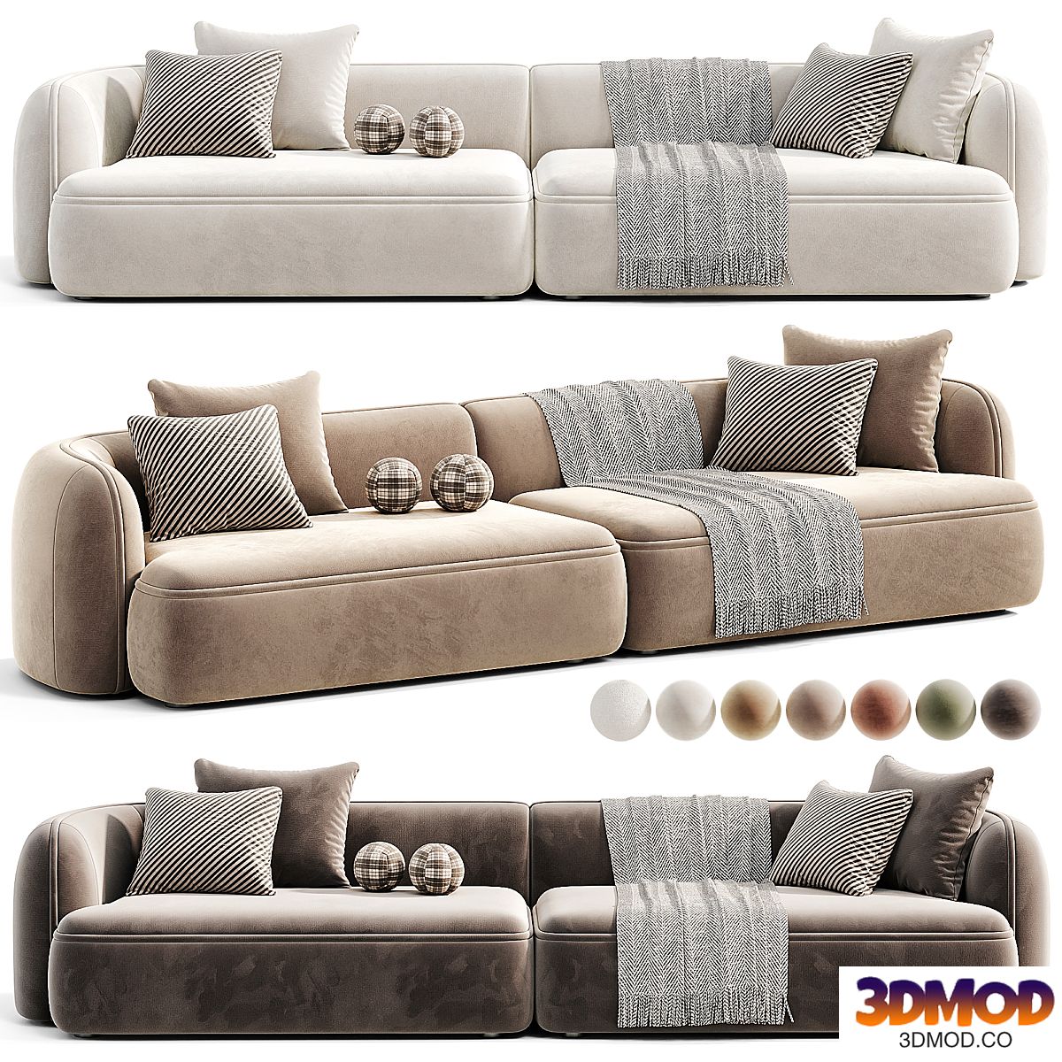 ROYALTY sofa 3 by LUZARO