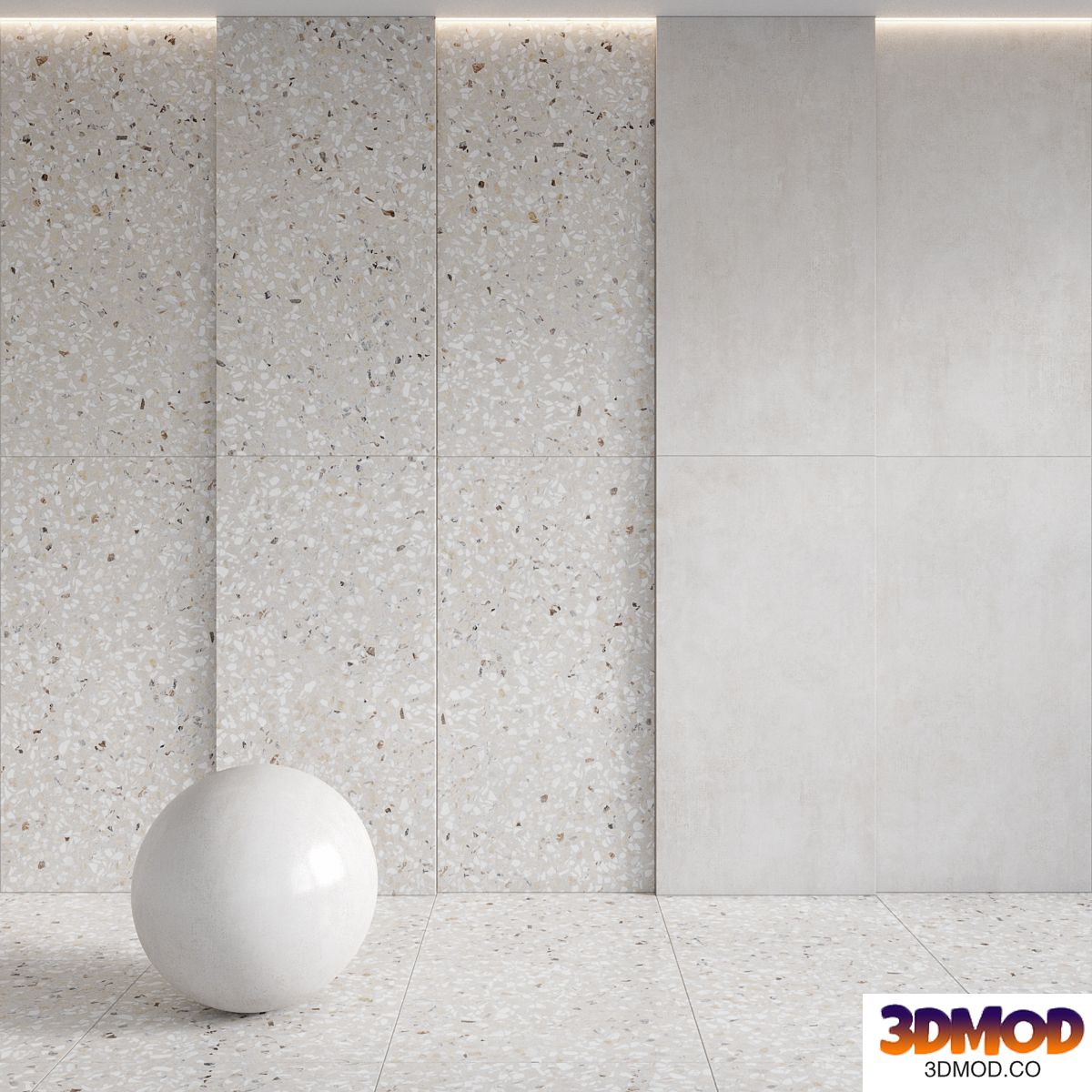 Terrazzo-X + Beton-X Vitra porcelain tiles