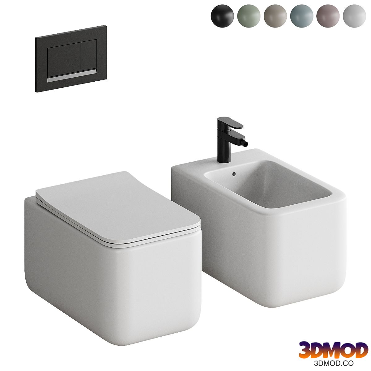 Toilet and bidet Boheme Mane