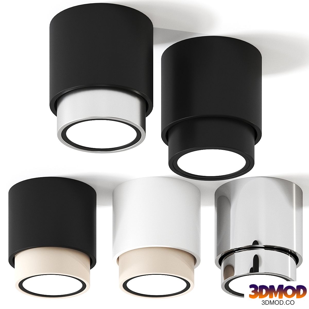 Lui alto by Occhio Ceiling Lamp Spot