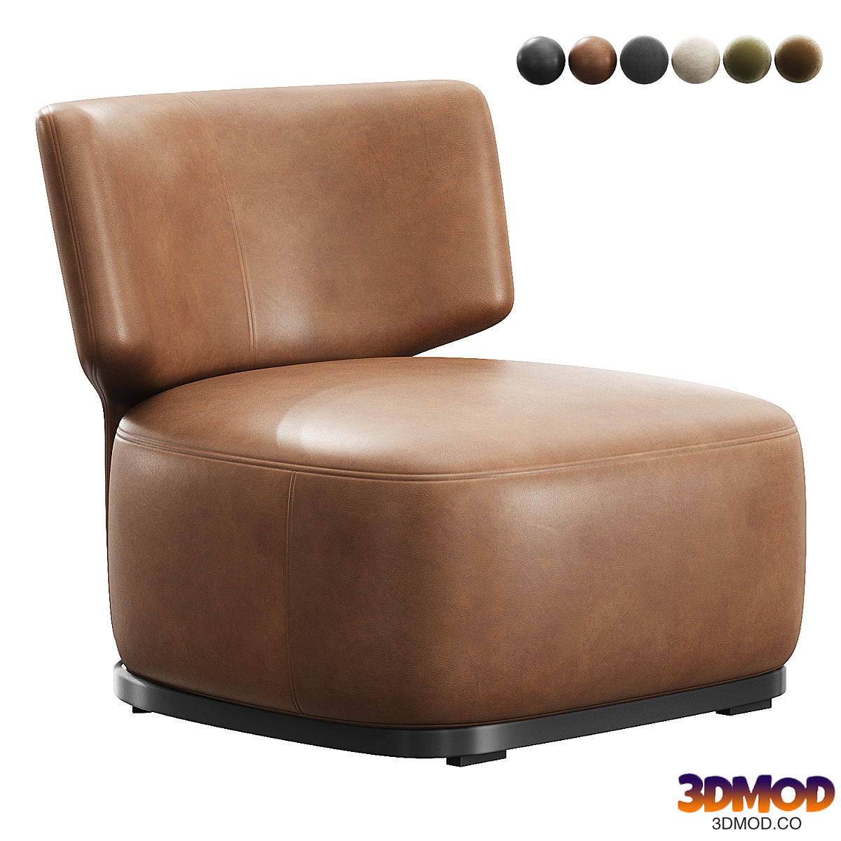 AMOENUS SOFT Leather armchair
