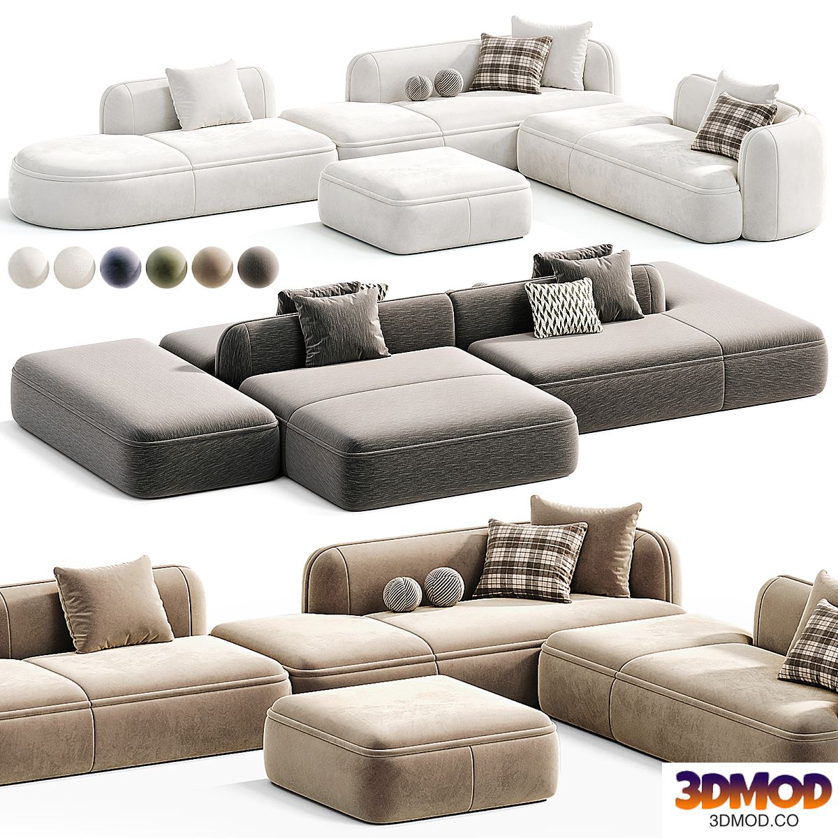 Luzaro Royalty 2.0 Sectional Sofa 2