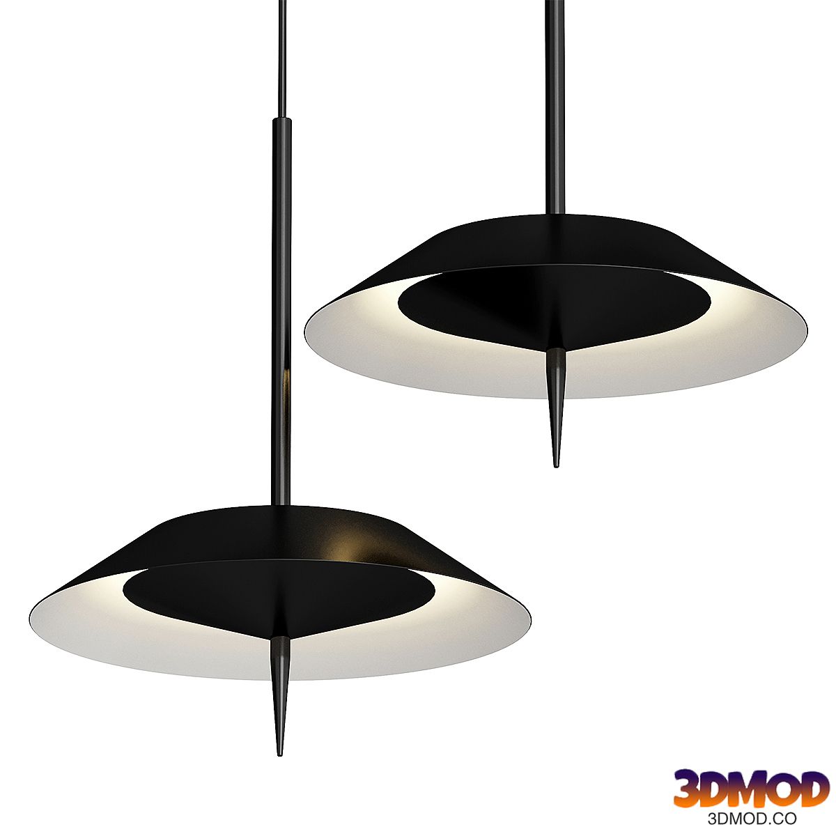 Brisbane Black Pendant