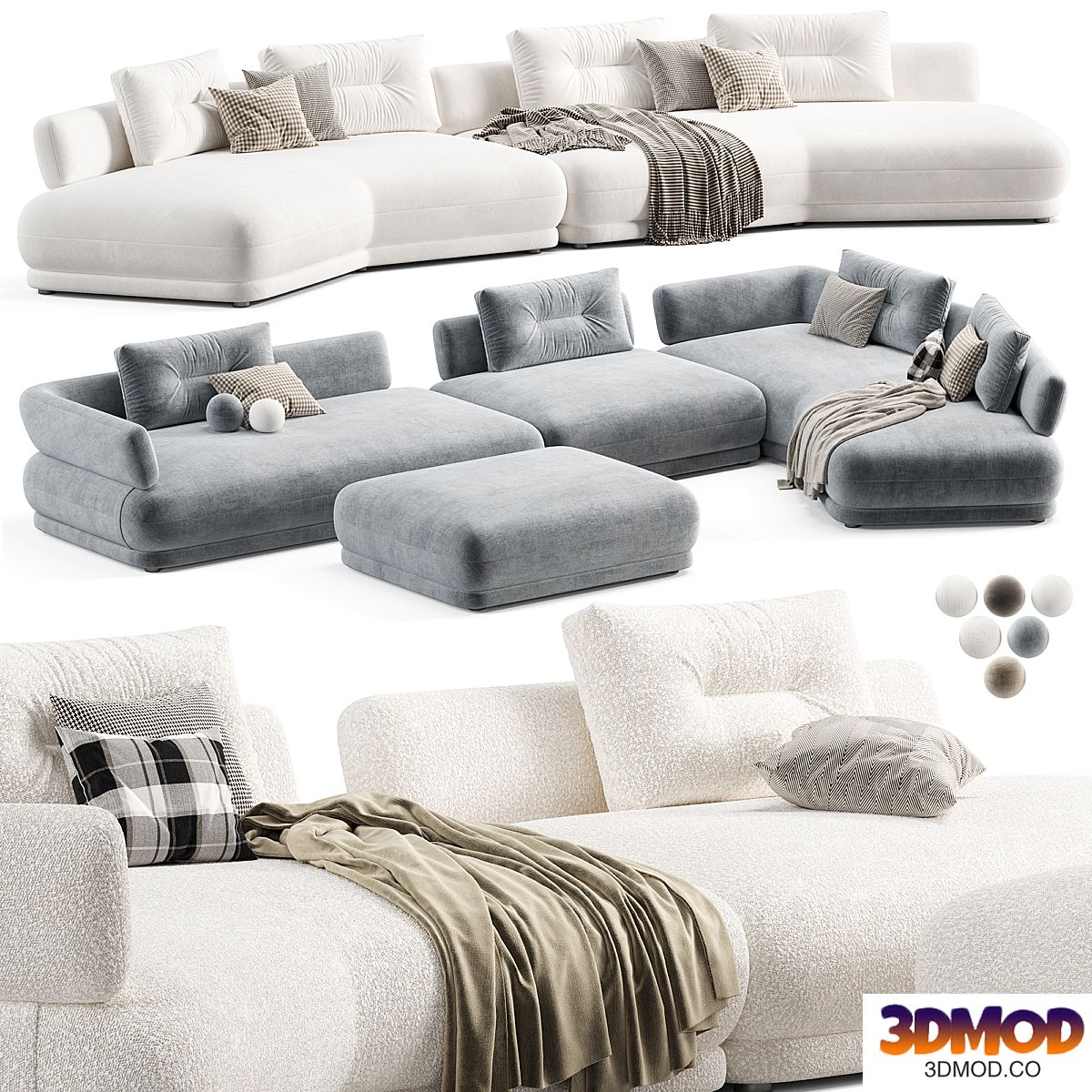 B&B Italia Cocun Modular Sofa