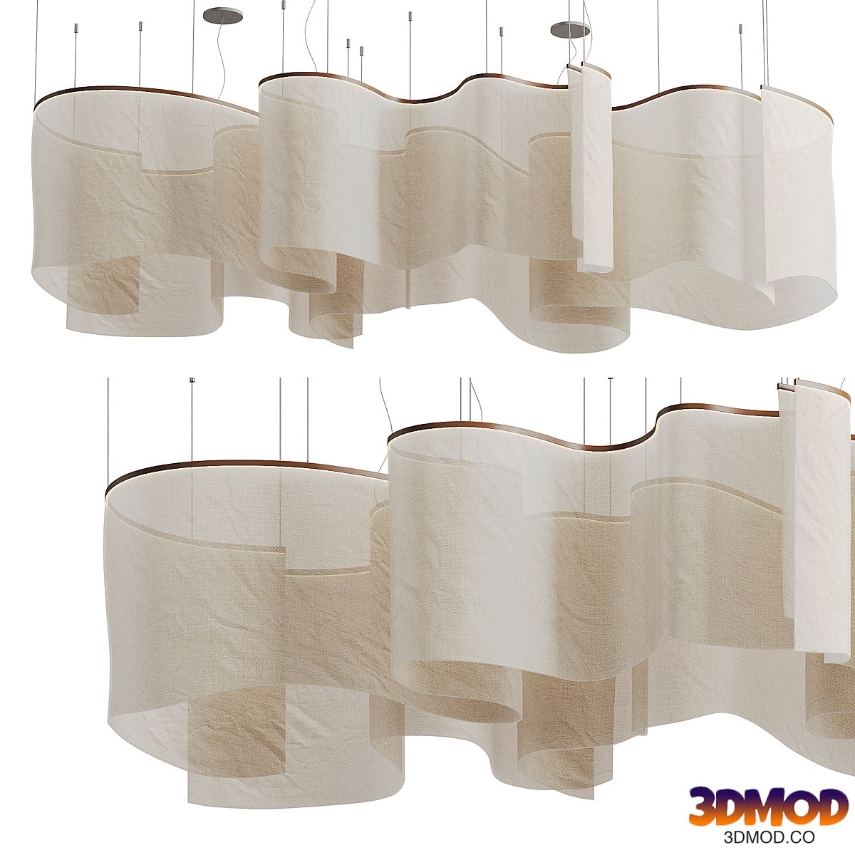 Excitement Fabric Chandelier