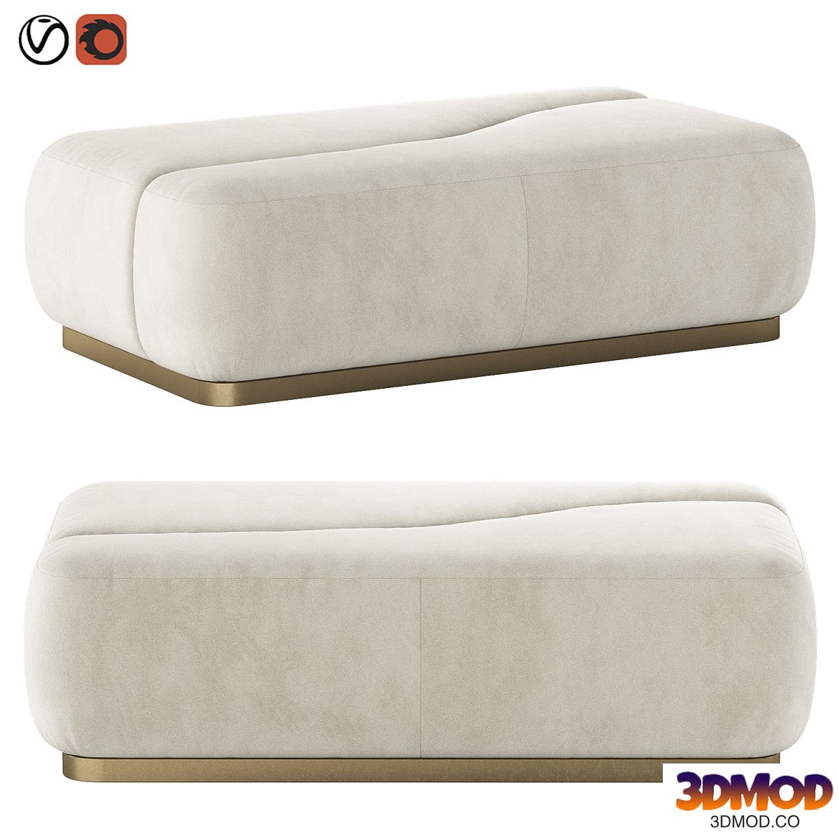 Pouffe Prince from Formitalia
