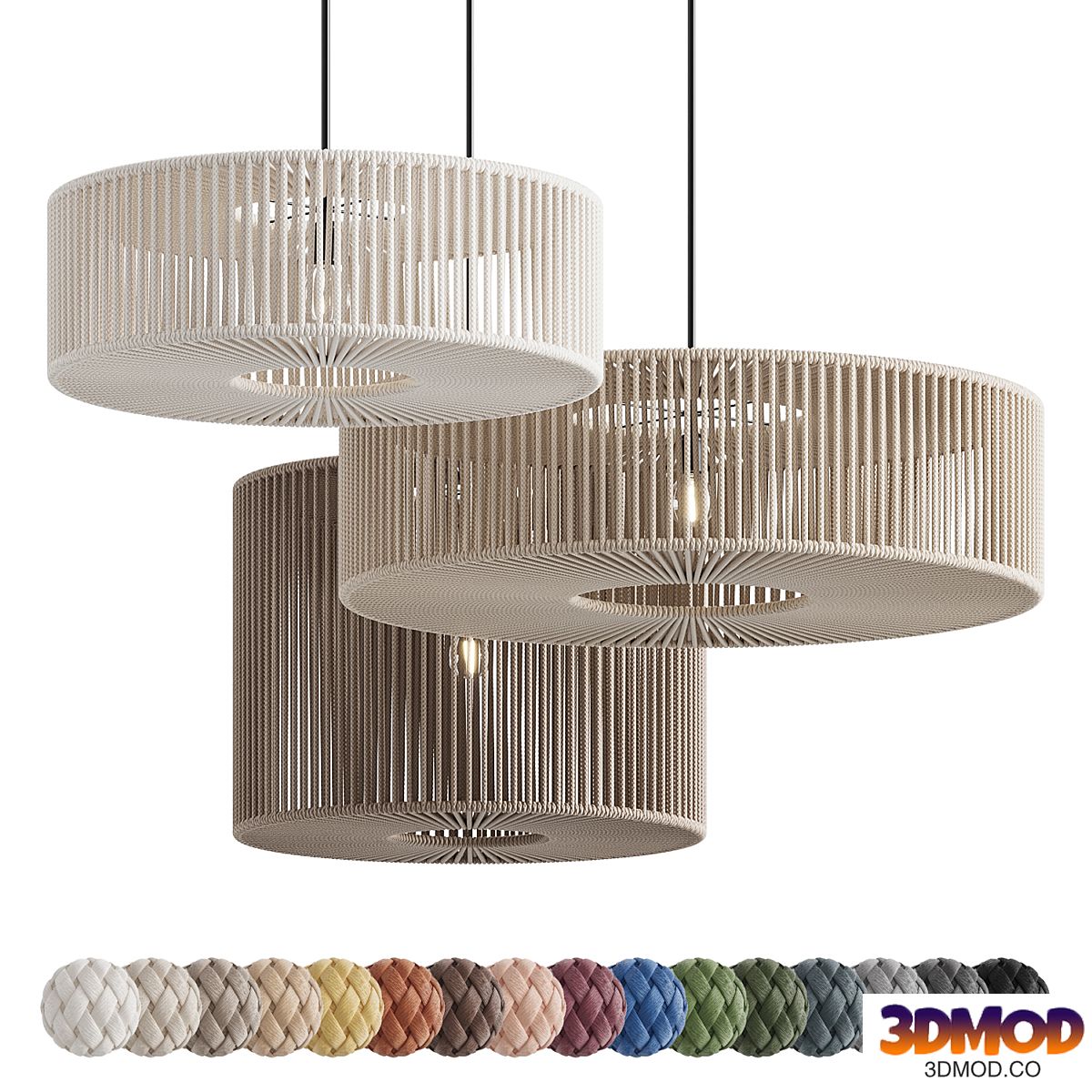 Lampshade Cylinder by Anna Barykina