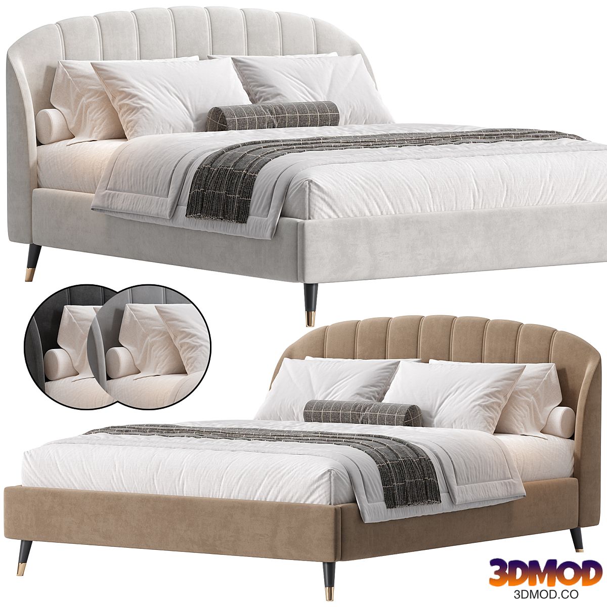 Bed Lleri 160 from Divan Ru