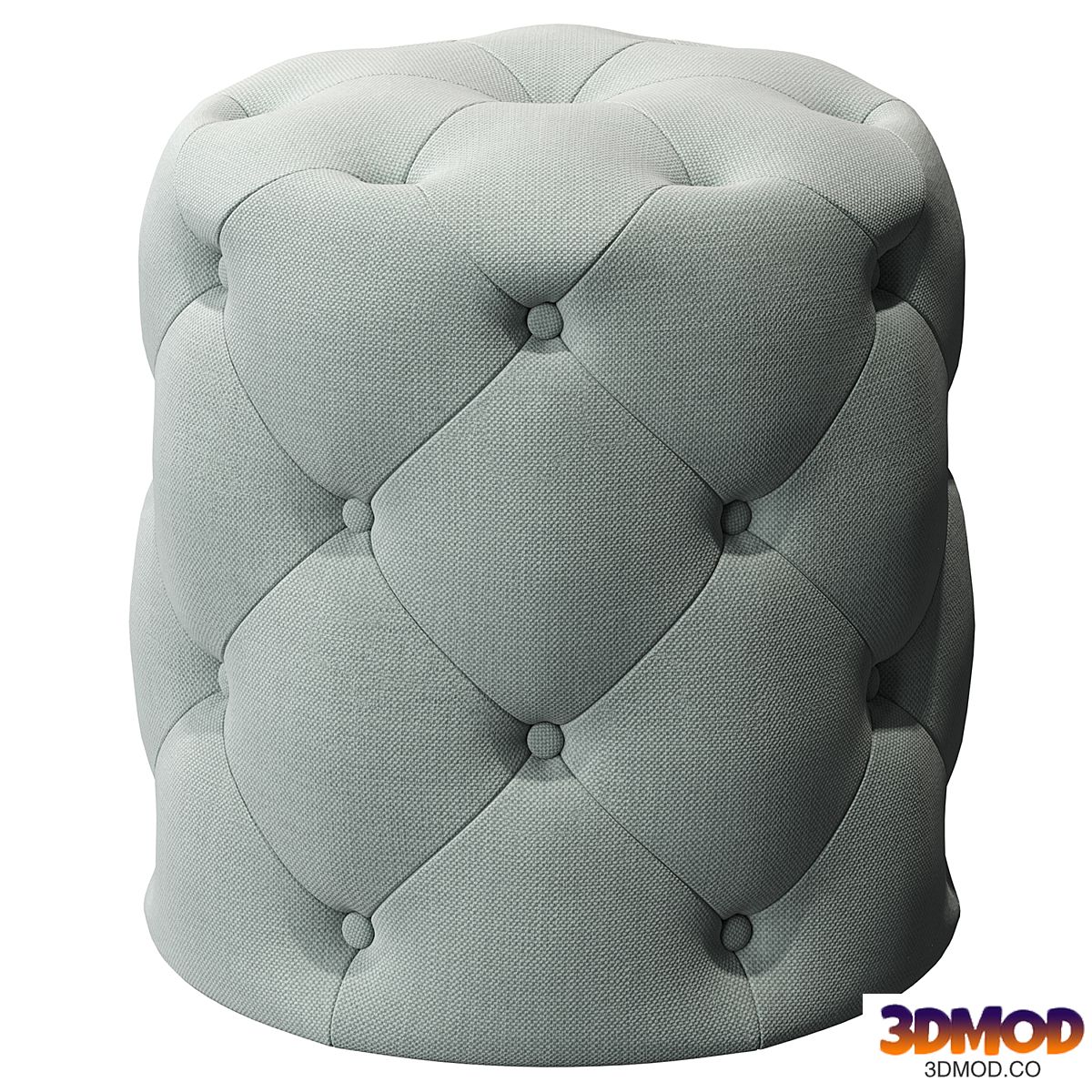 Pottery Barn / Tufted Accent Stool