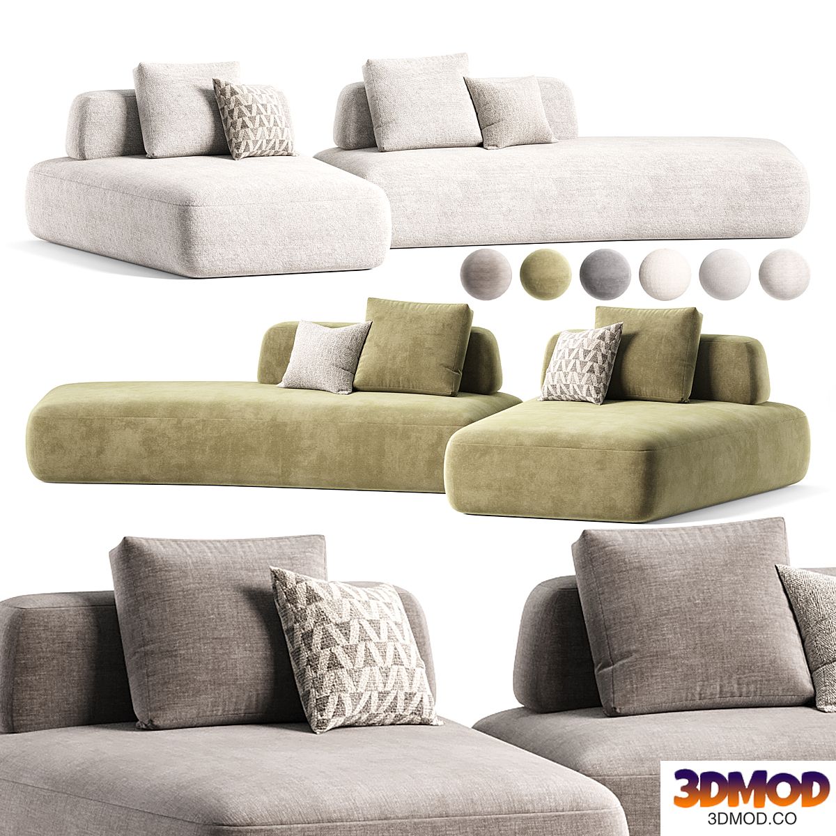 Portland Module Sofa By Retehome